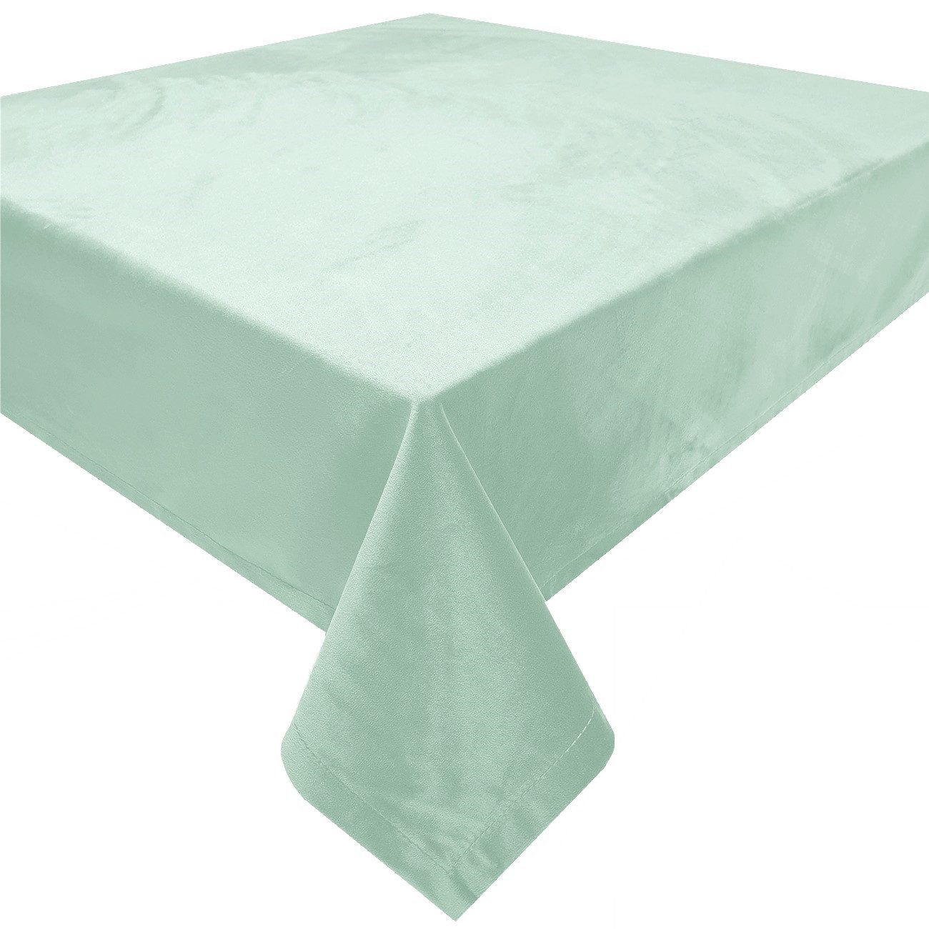 Stoffschmiede Tischdecke, Velour-Optik, 90x90cm, Versch. Farben, Samt-Optik