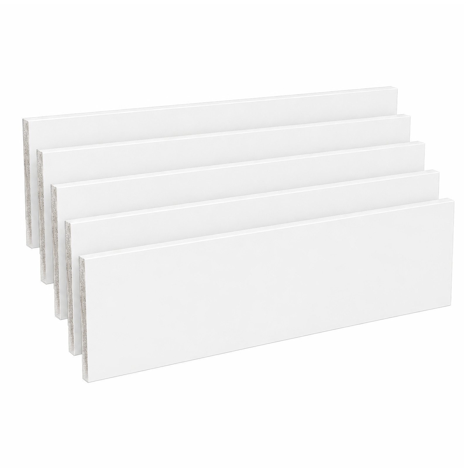 LEMLIT Sockelleiste Selbstklebende Sockelleiste, PVC-Wandabschlussleiste, zuschneidbar, L: 45 cm, H: 12 cm, 5er Set, 5-St., 45 x 12 cm, 11 mm Schaumkern, Dekor-Sockelleisten Für Laminat, Vinyl, Parkett und Fliesen