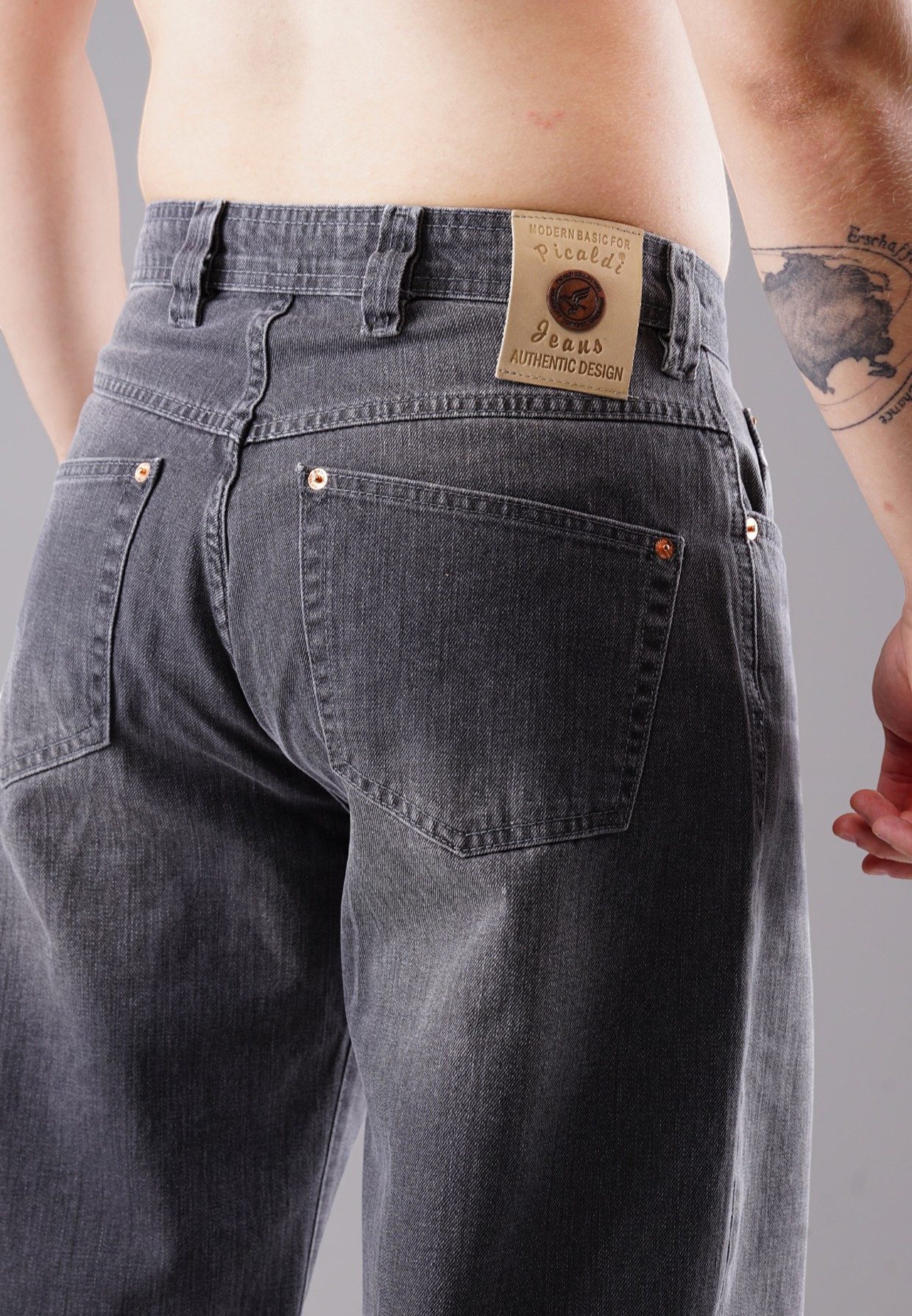 PICALDI Jeans 5-Pocket-Jeans Zicco 471 Graphit (1-tlg) 5-Pocket-Jeans