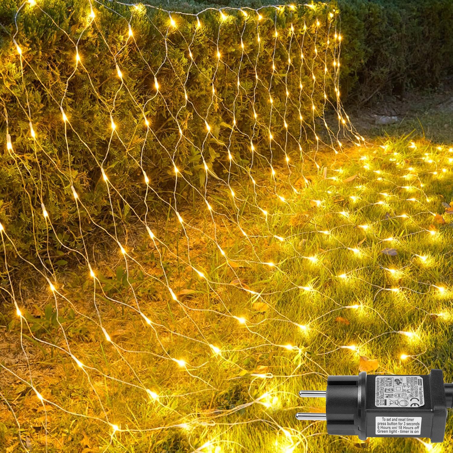 LMaxhome LED-Lichternetz Lichterkette Lichtervorhang Weihnachts Deko für Bü günstig online kaufen