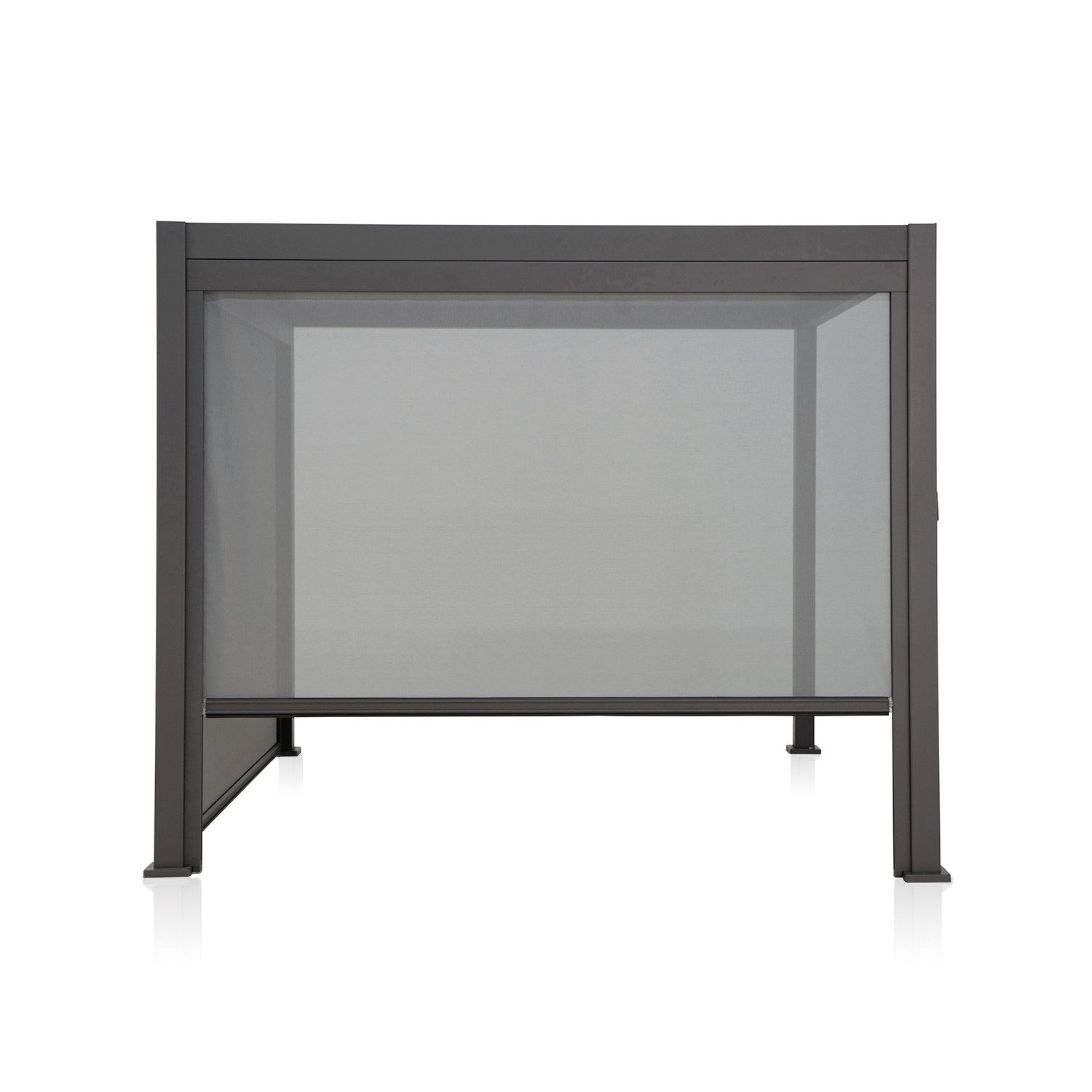 Mirador Pavillonseitenteil Seitenrollo 3m/4m für 111DA Pergola, 300x236 cm, 1-tlg, Anthrazit Sonnenschutzrollo für Pergola "Mirador"