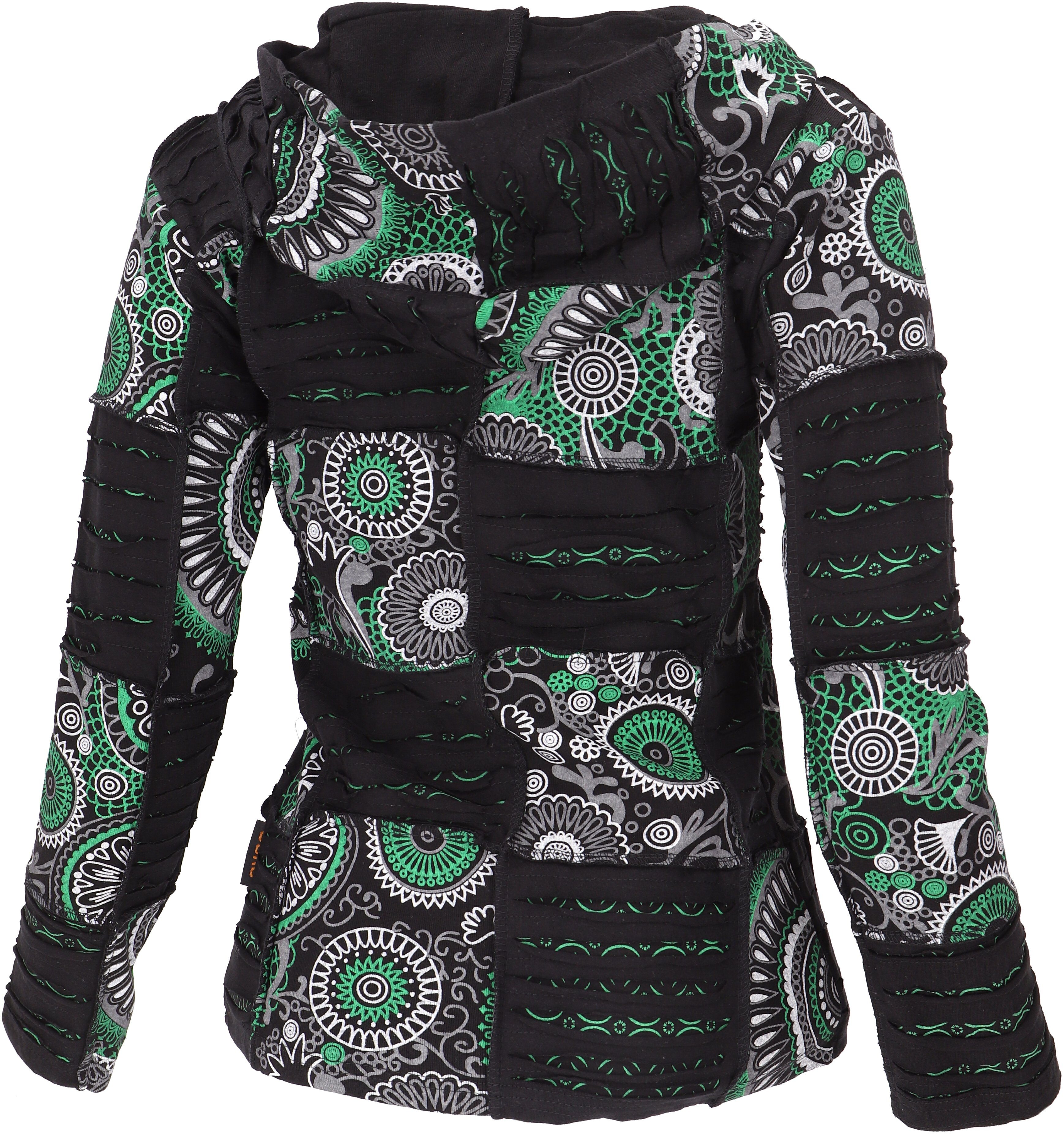 Guru-Shop Langjacke Goa Patchwork Jacke, Boho günstig online kaufen
