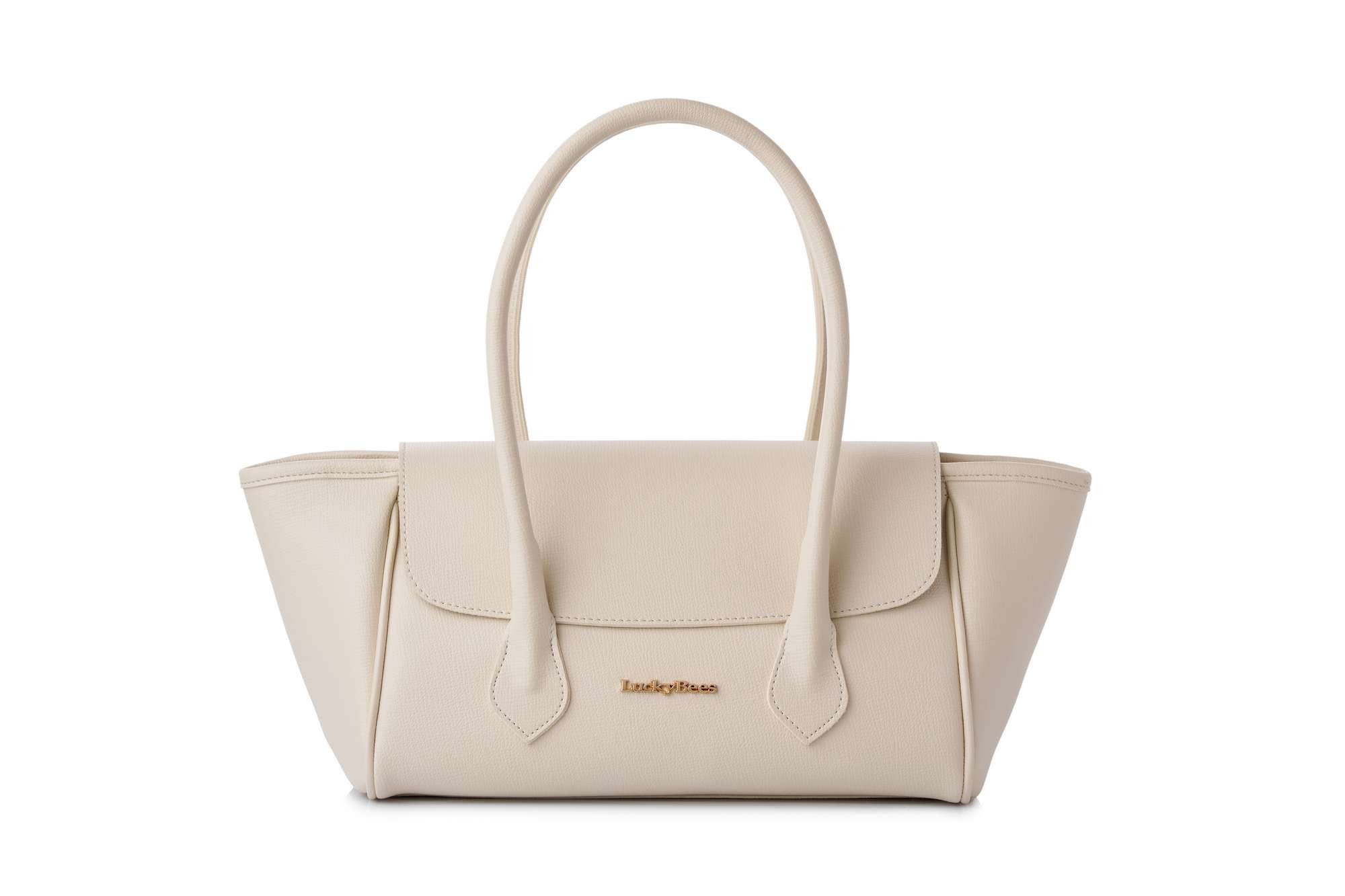 lucky bees Schultertasche "Camille" - Polyvinyl-Leder Trend Tasche (Packung, 1-tlg., 1 x Damen Tasche), Luxuriöse Leder Qualität, Alltagstauglich, Unterarmtasche