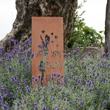 UNUS GARDEN Gartenstecker Roststecker Schild Zaubergarten schmal (1-St)