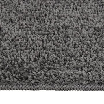 Teppich Shaggy-Dunkelgrau 80x150 cm Rutschfest, furnicato, Rechteckig