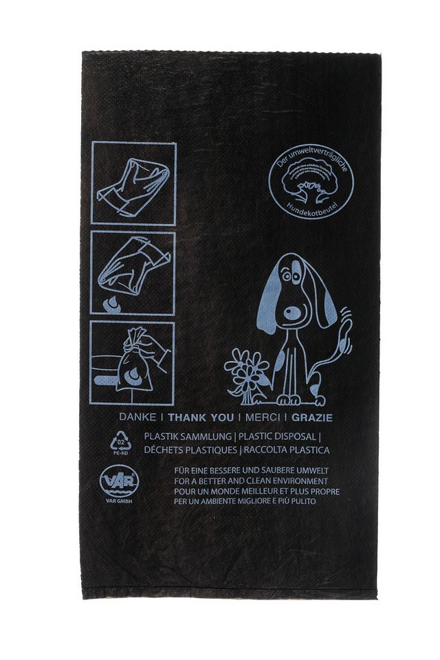 Thumbnail - PROREGAL® Hundekotbeutel Klassische Hundekotbeutel 2000 Stück 20x33x0,01cm Schwarz