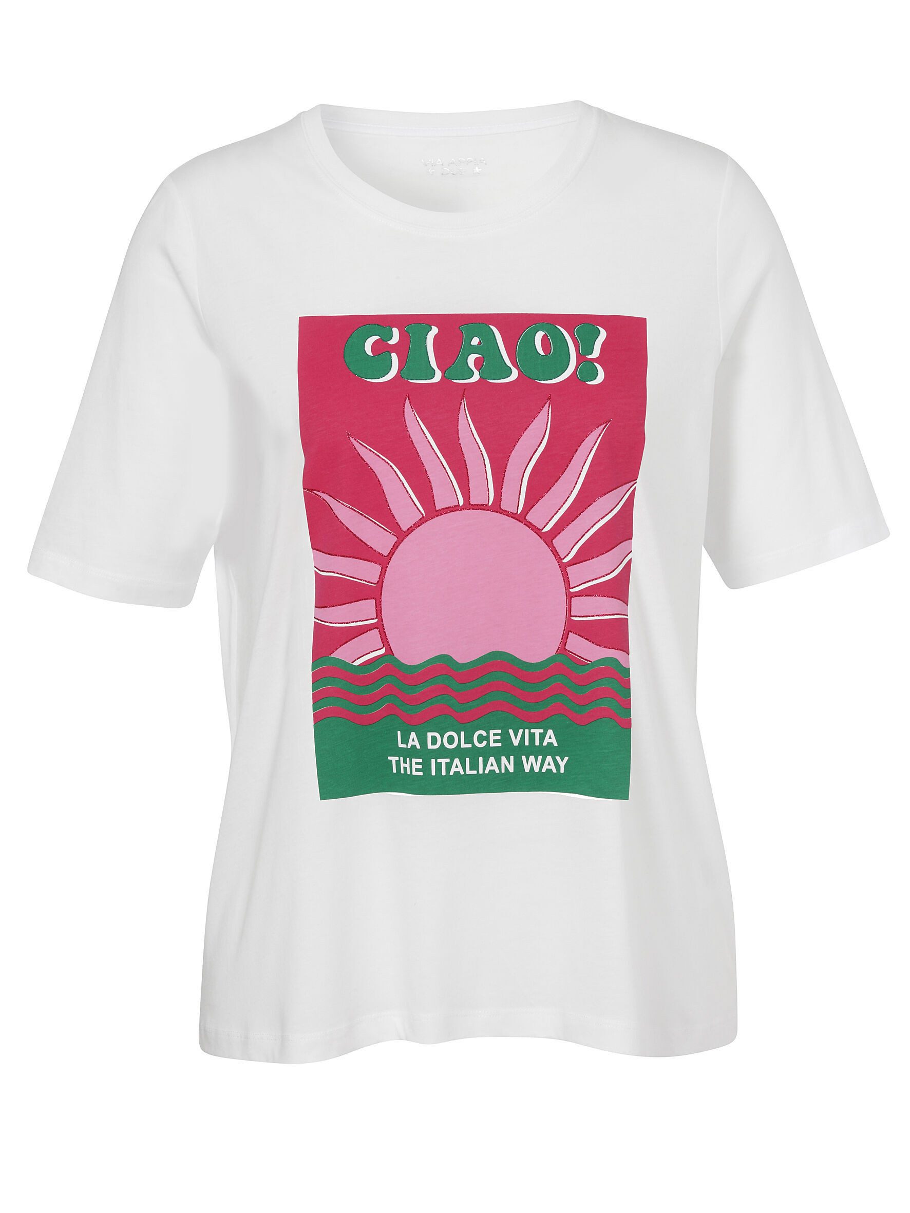 VIA APPIA DUE Print-Shirt (1-tlg) mit Front-Print