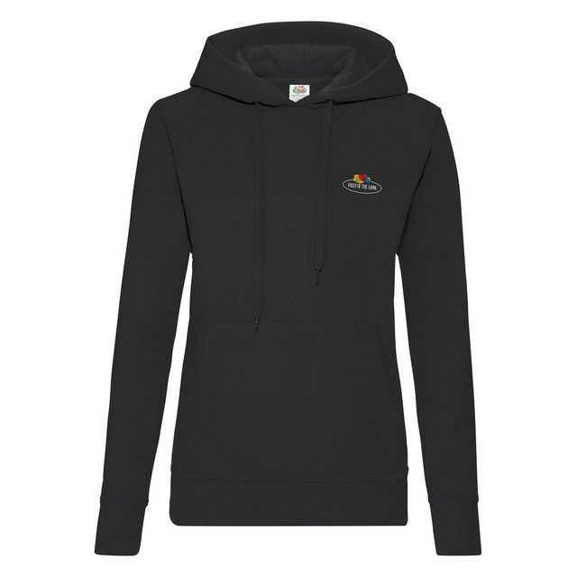 Fruit of the Loom Kapuzensweatshirt Damen Kapuzenpullover mit Vintage-Logo günstig online kaufen