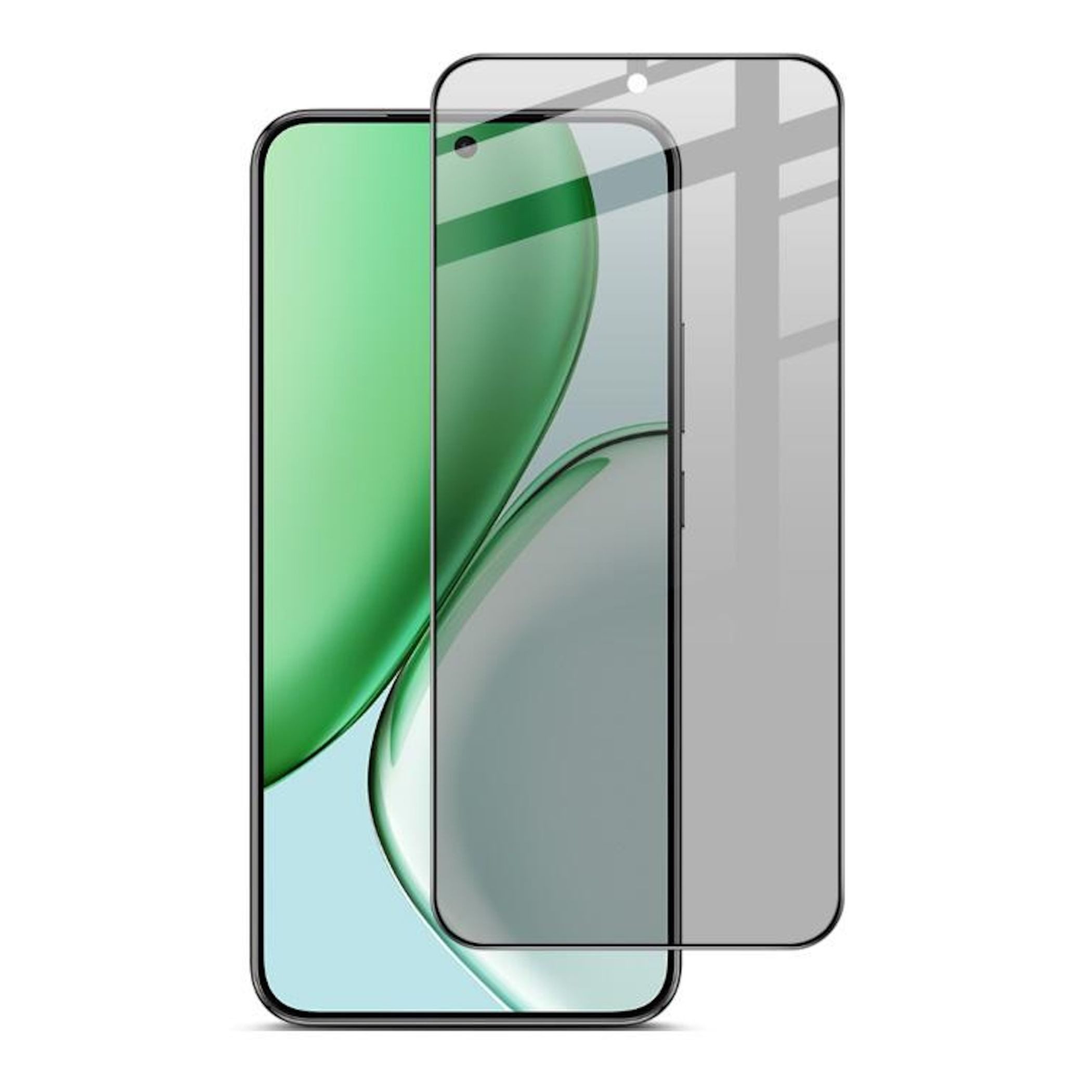 Wigento Displayschutzglas Privacy 1x für Honor Magic 8 Lite Blickschutz 9H für Honor Magic 8 Lite, Privacy Display Schutz Glas