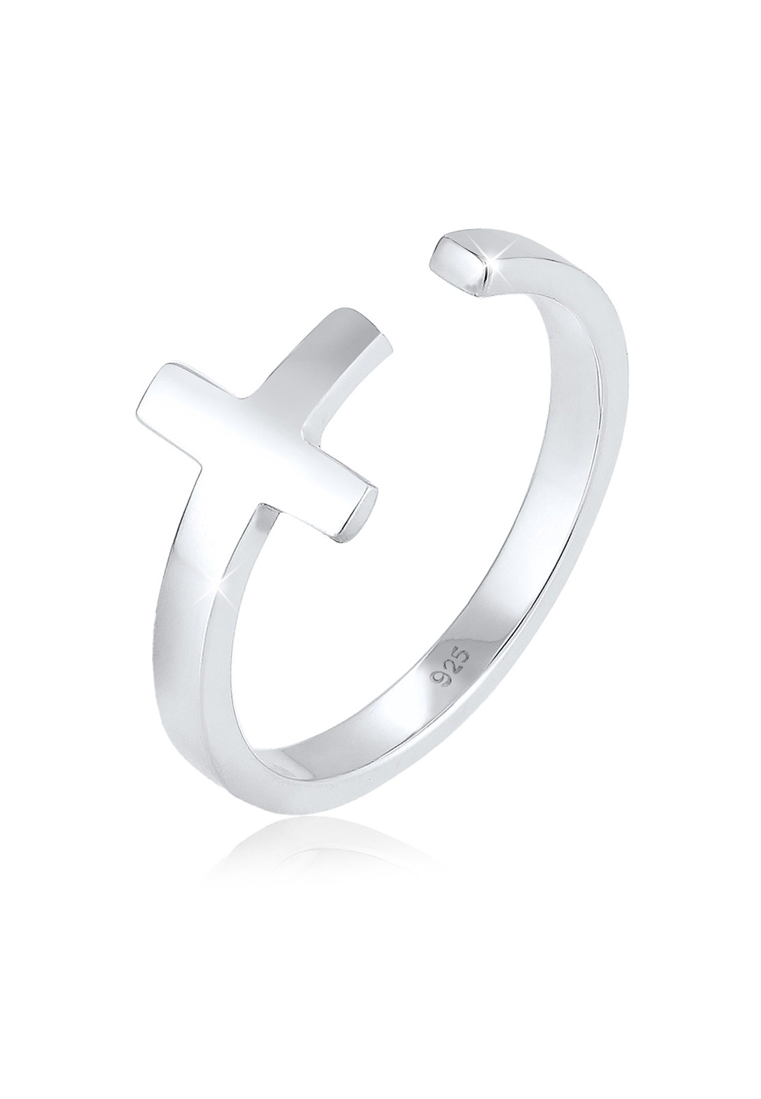 Elli Fingerring Kreuz 925 Sterling Silber günstig online kaufen