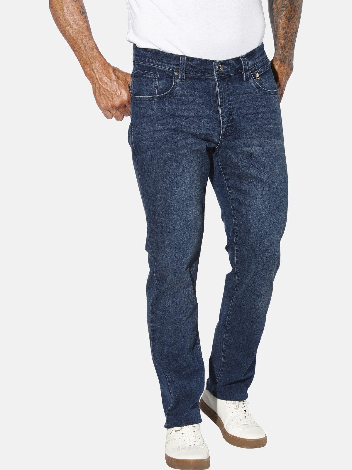 Jan Vanderstorm Comfort-fit-Jeans HARSKOG mit Wascheffekt