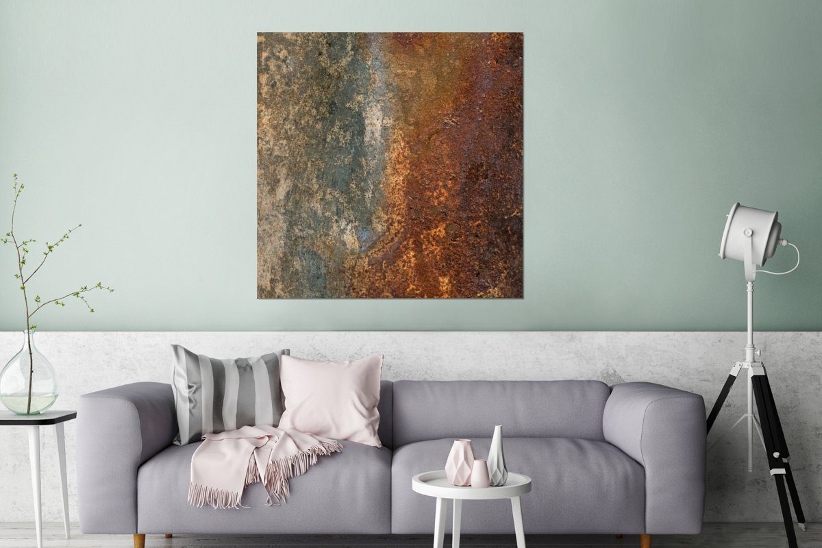 MuchoWow Metallbild Stahl - Rost - günstig online kaufen