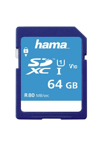 HAMA Карта памяти SDXC 64GB Class 10 UHS-I ...