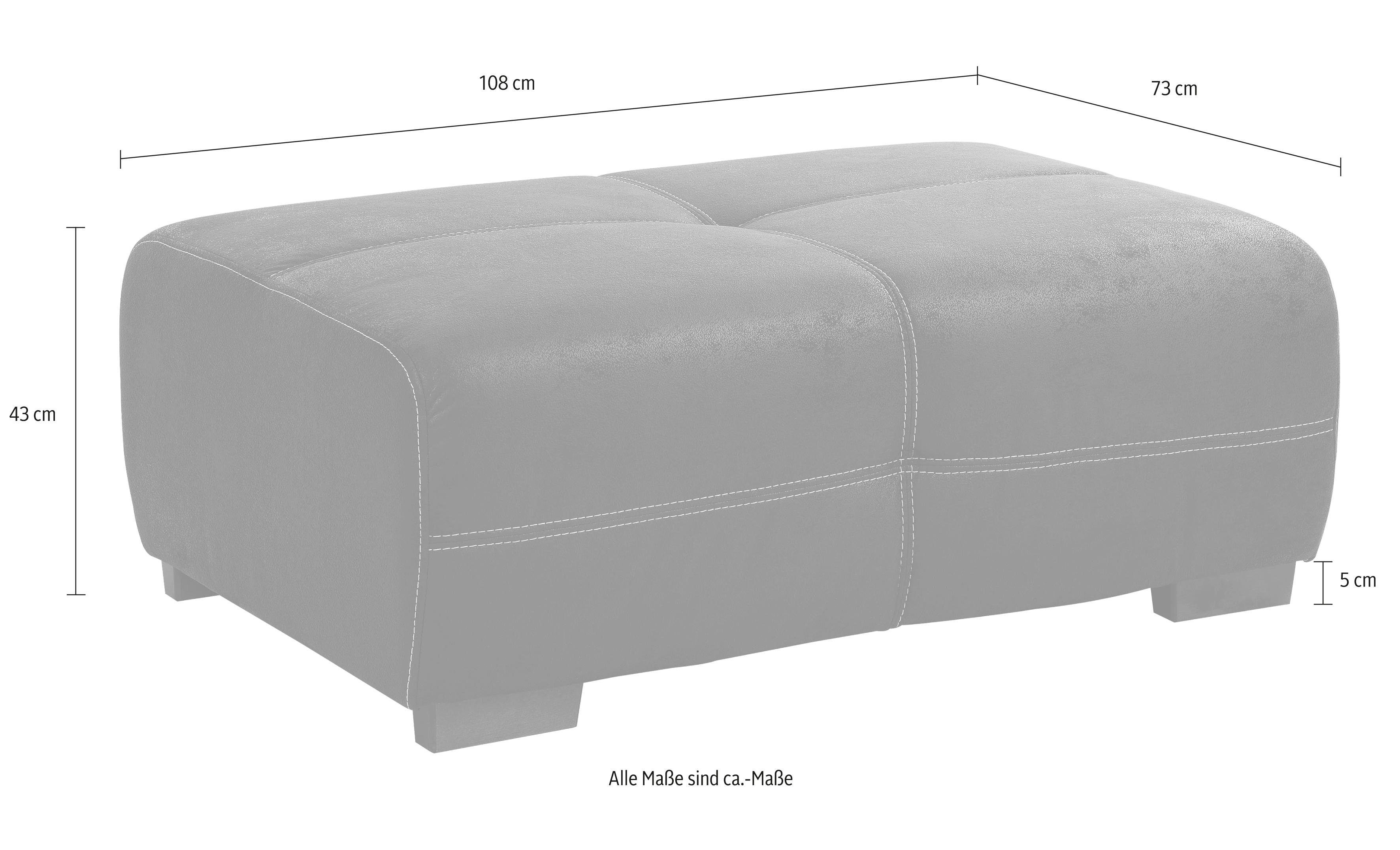 Hocker BANDERAS von HOME AFFAIRE Maße