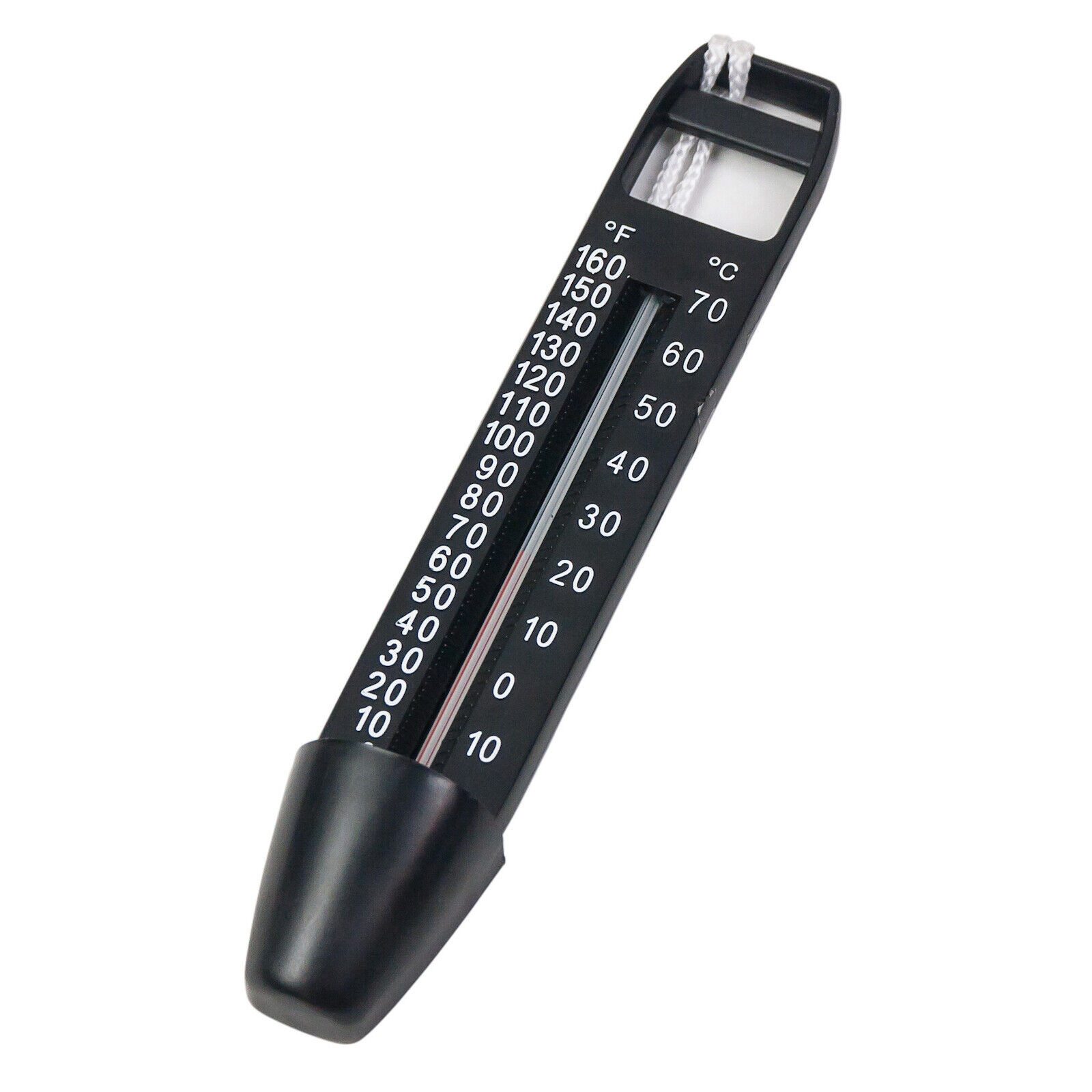 Schwimmthermometer Thermometer 25cm lang schwarz Summer Fun