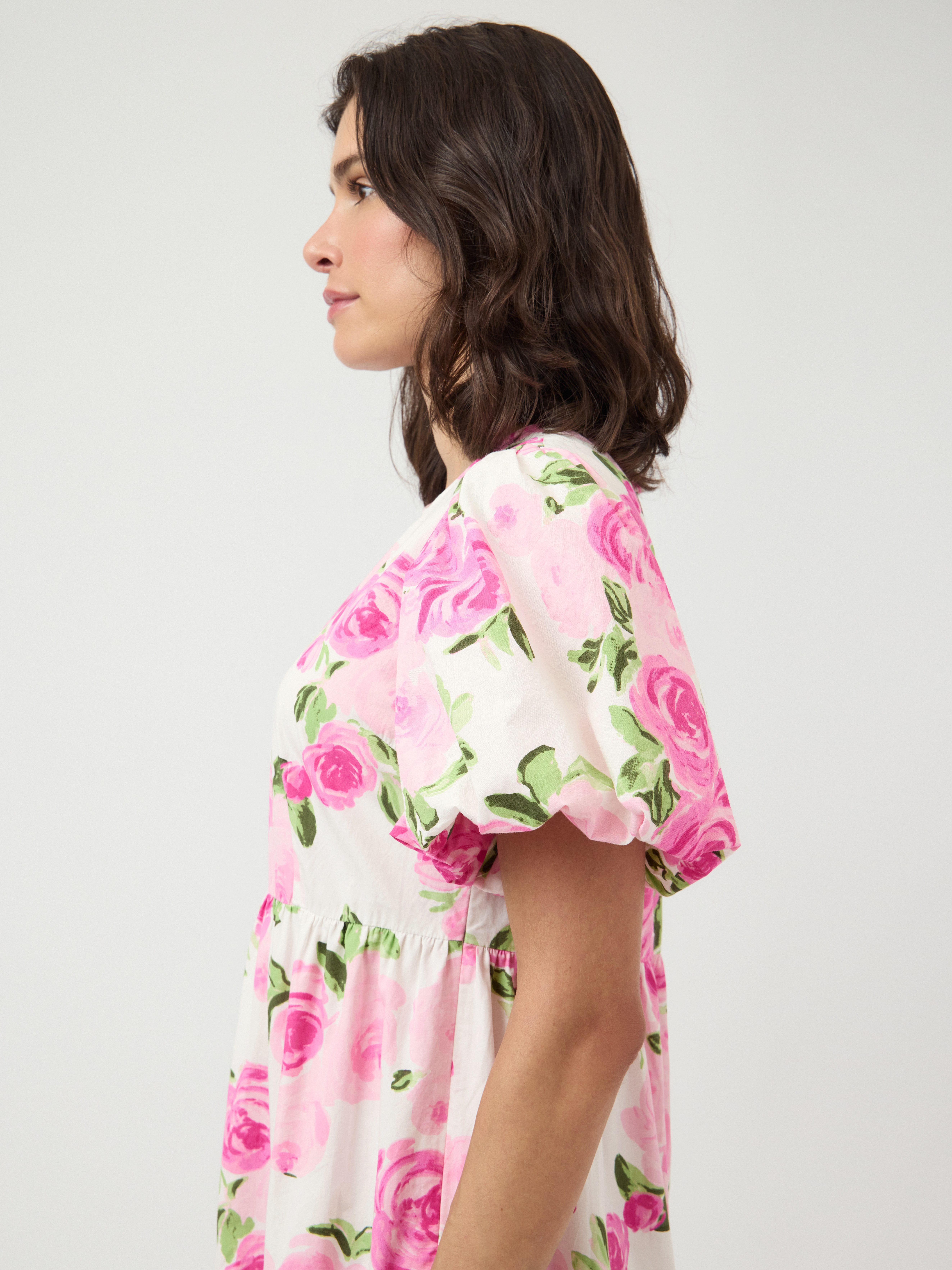 Y.A.S Midikleid YASCOLEA SS ANKLE DRESS S. NOOS Sommerkleid, Baumwolle, knöchellang
