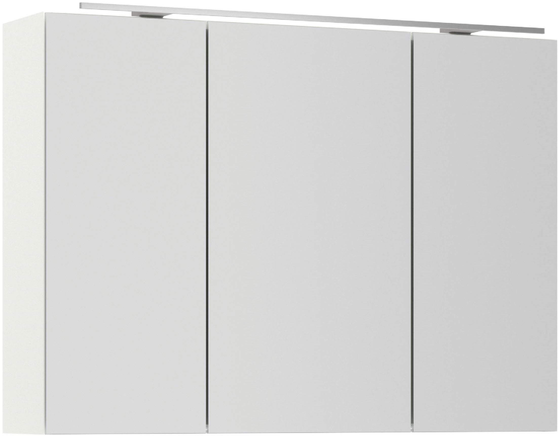 nobilia® Spiegelschrank Prina (inkl. Beleuchtung mit Dimmerfunktion) in Breiten 60, 80, 100 und 120 cm
