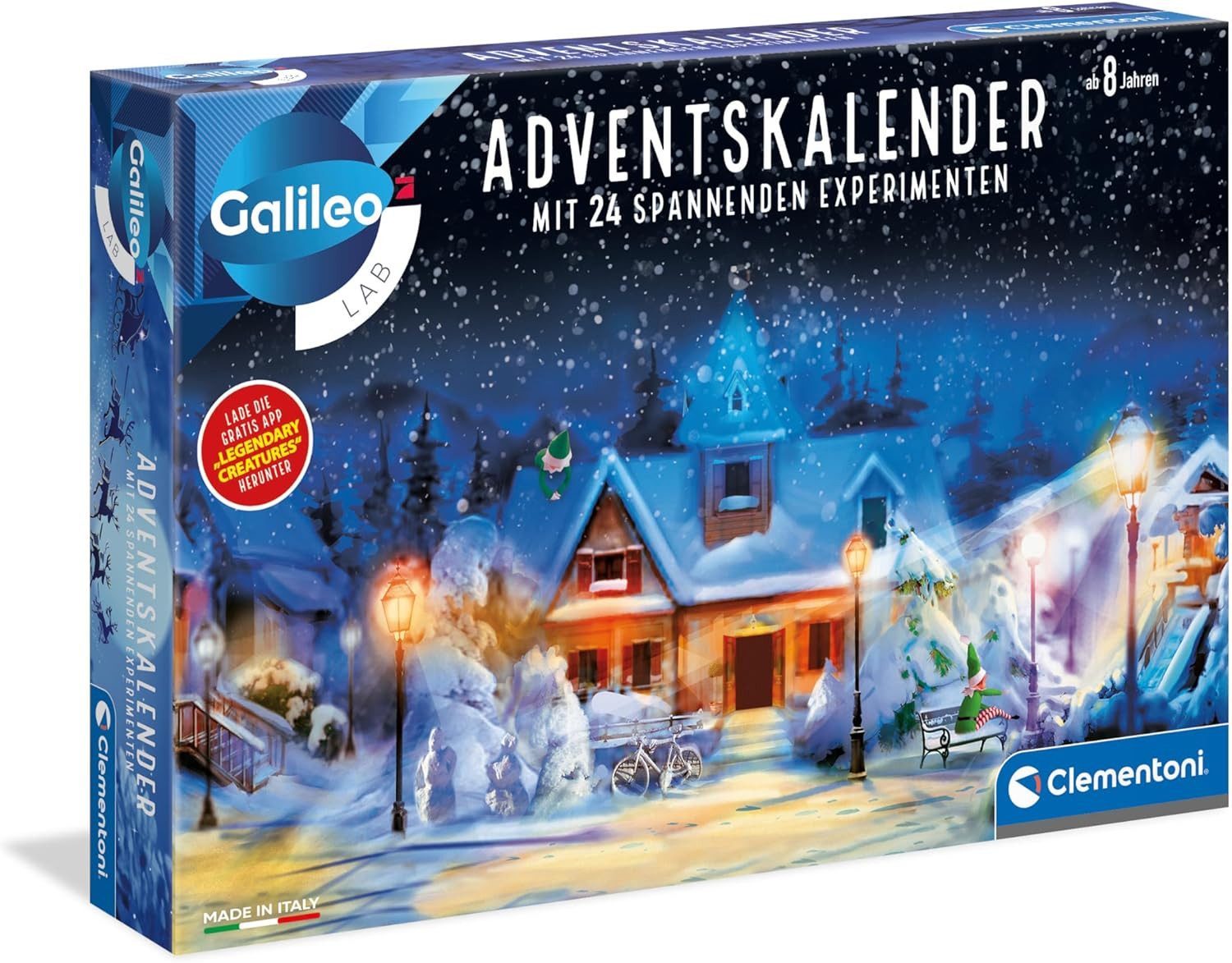 Clementoni® Spielzeug-Adventskalender 59404 - Galileo Wissenschaft Adventskalender mit kleinen Experimenten