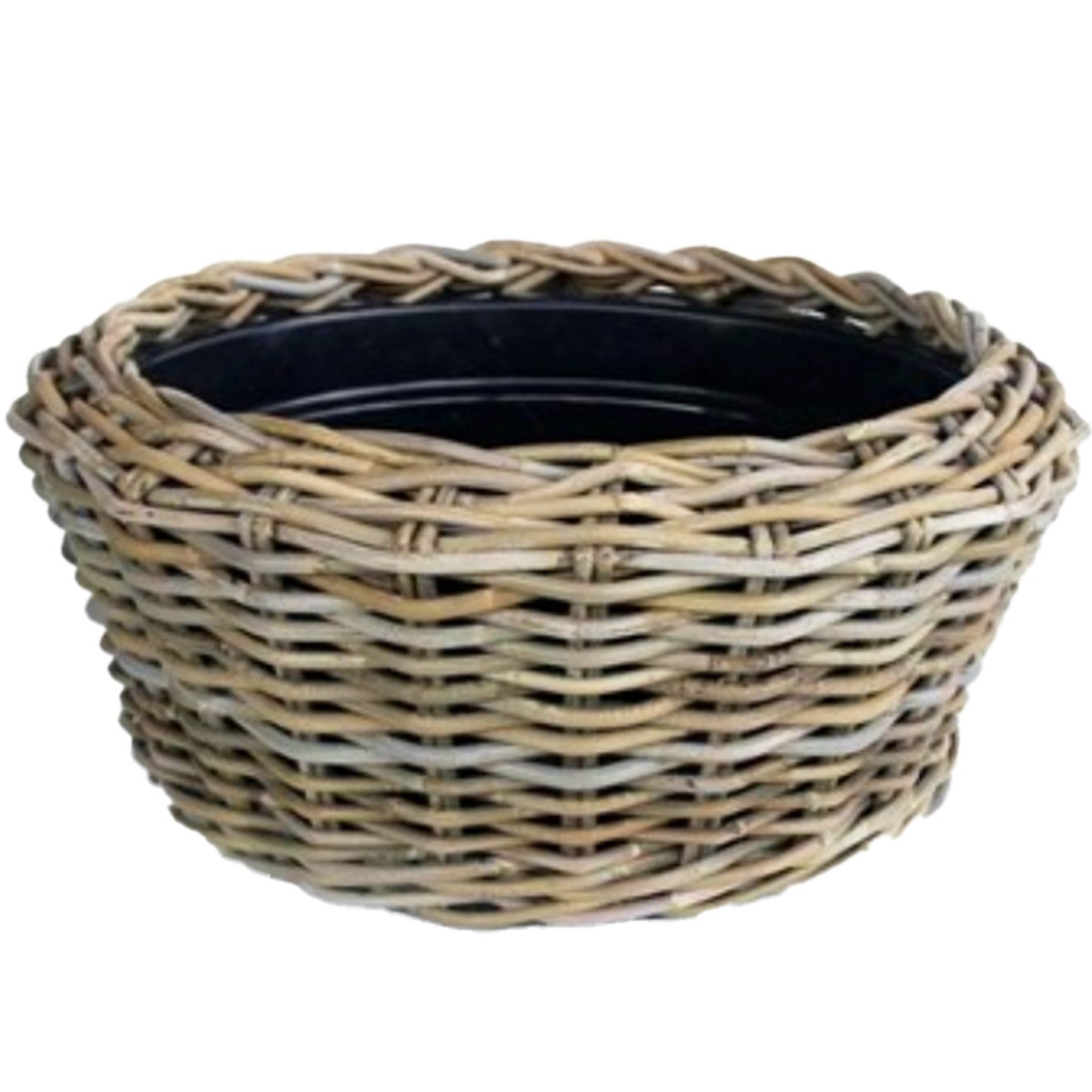 Van der Leeden Blumentopf Blumenkorb Pflanzkorb Topf 56x23cm Rattan Weide S günstig online kaufen