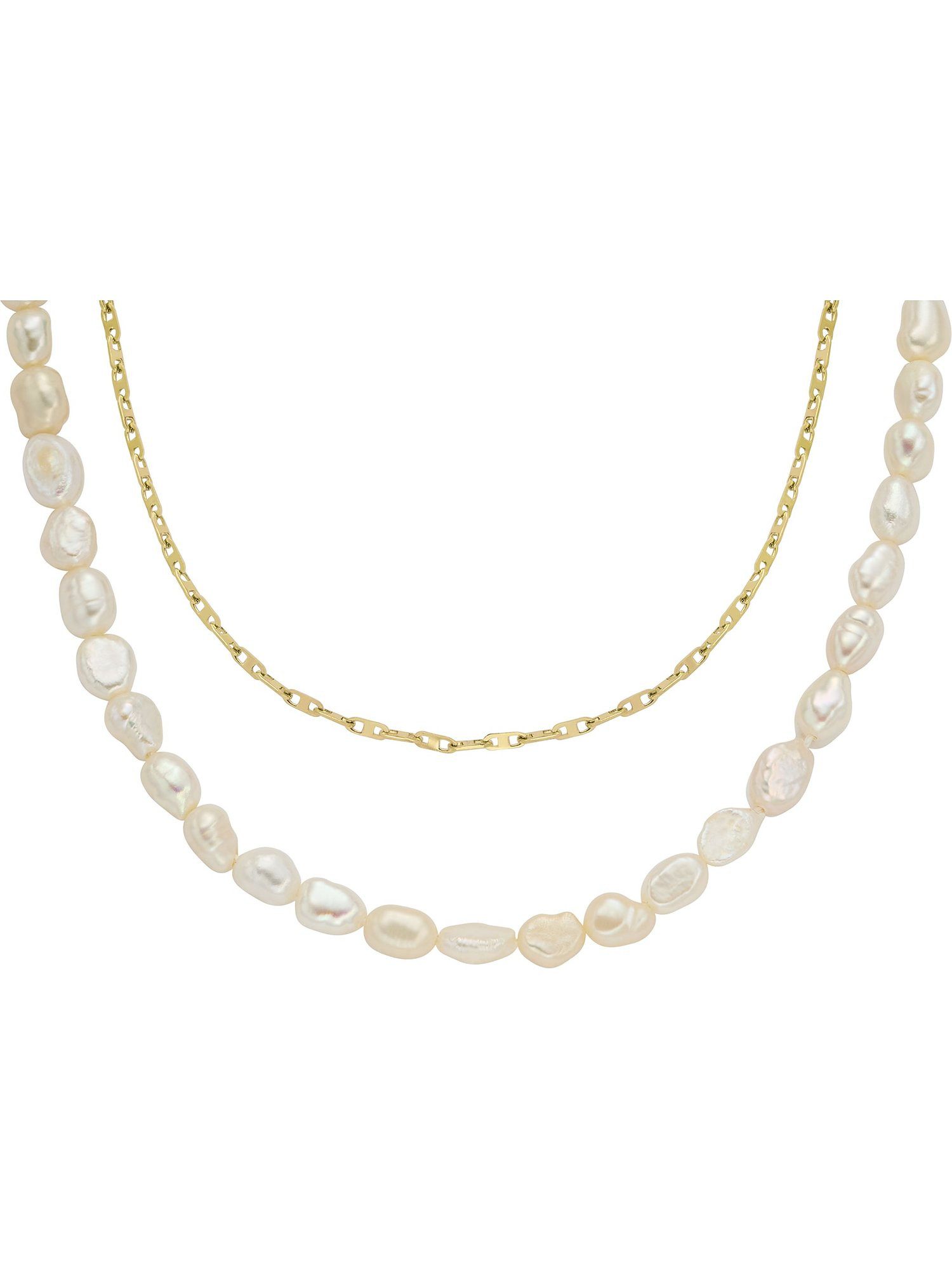 Fossil Collier Fossil Damen-Kette Edelst...