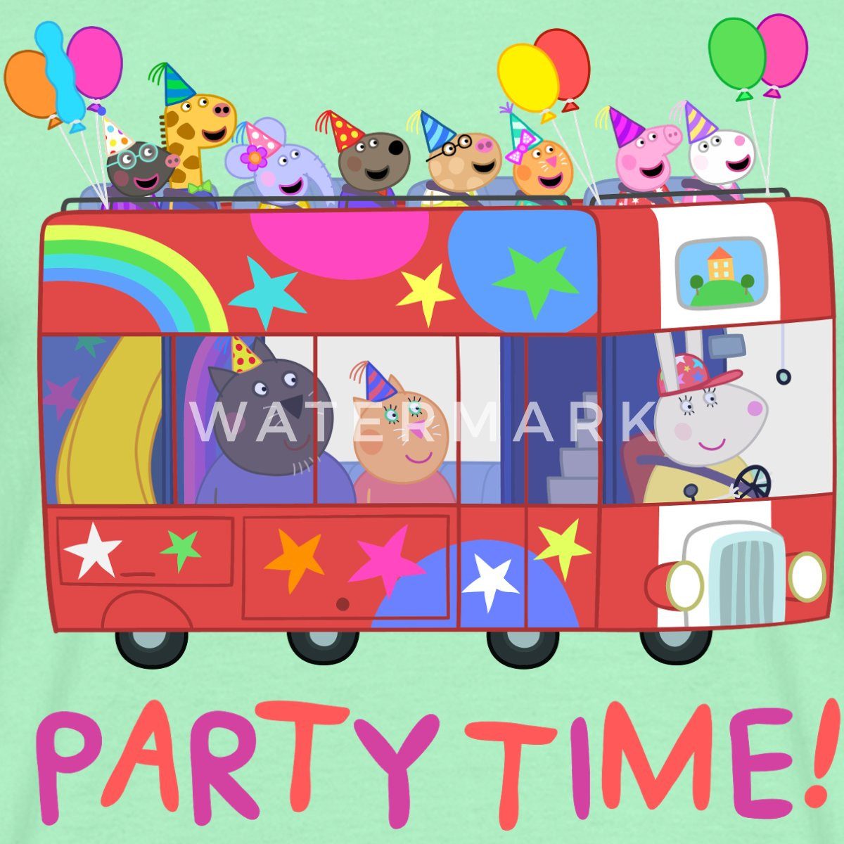 Spreadshirt T-Shirt Peppa Pig Design Party günstig online kaufen