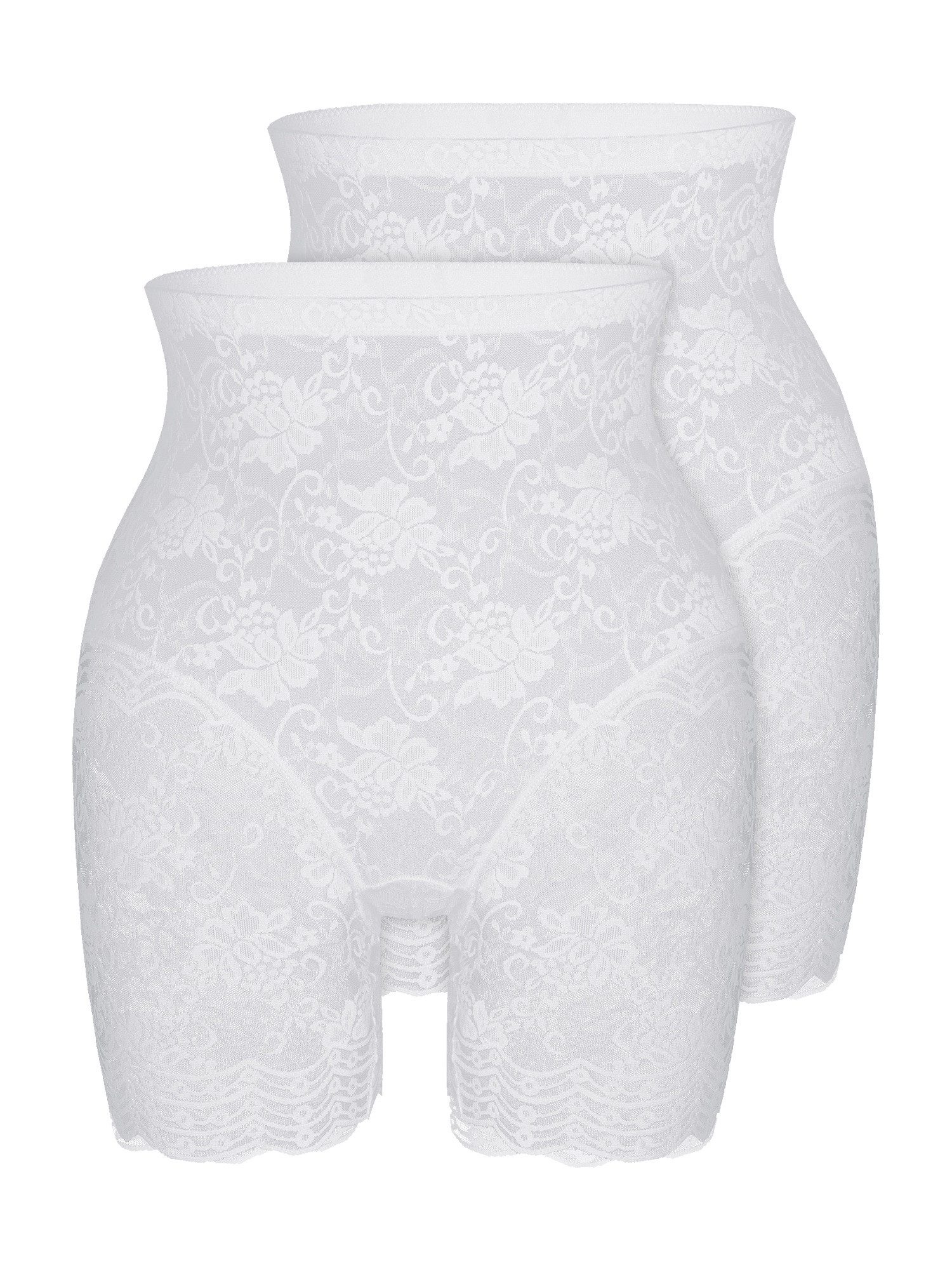 Sassa Miederhose 2er Pack Miederhose Functional Lace (Packung, 2-St) Shaping Effekt, langes Bein, Tüllverstärkung