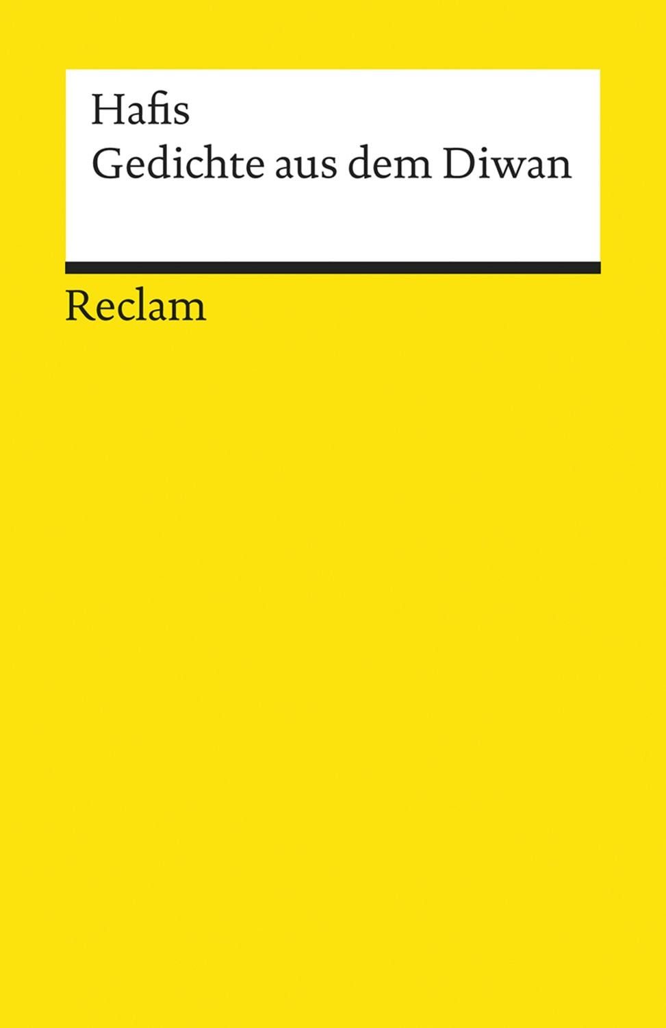 Gedichte aus dem Diwan / Muhammad Schams ad-Din Hafis