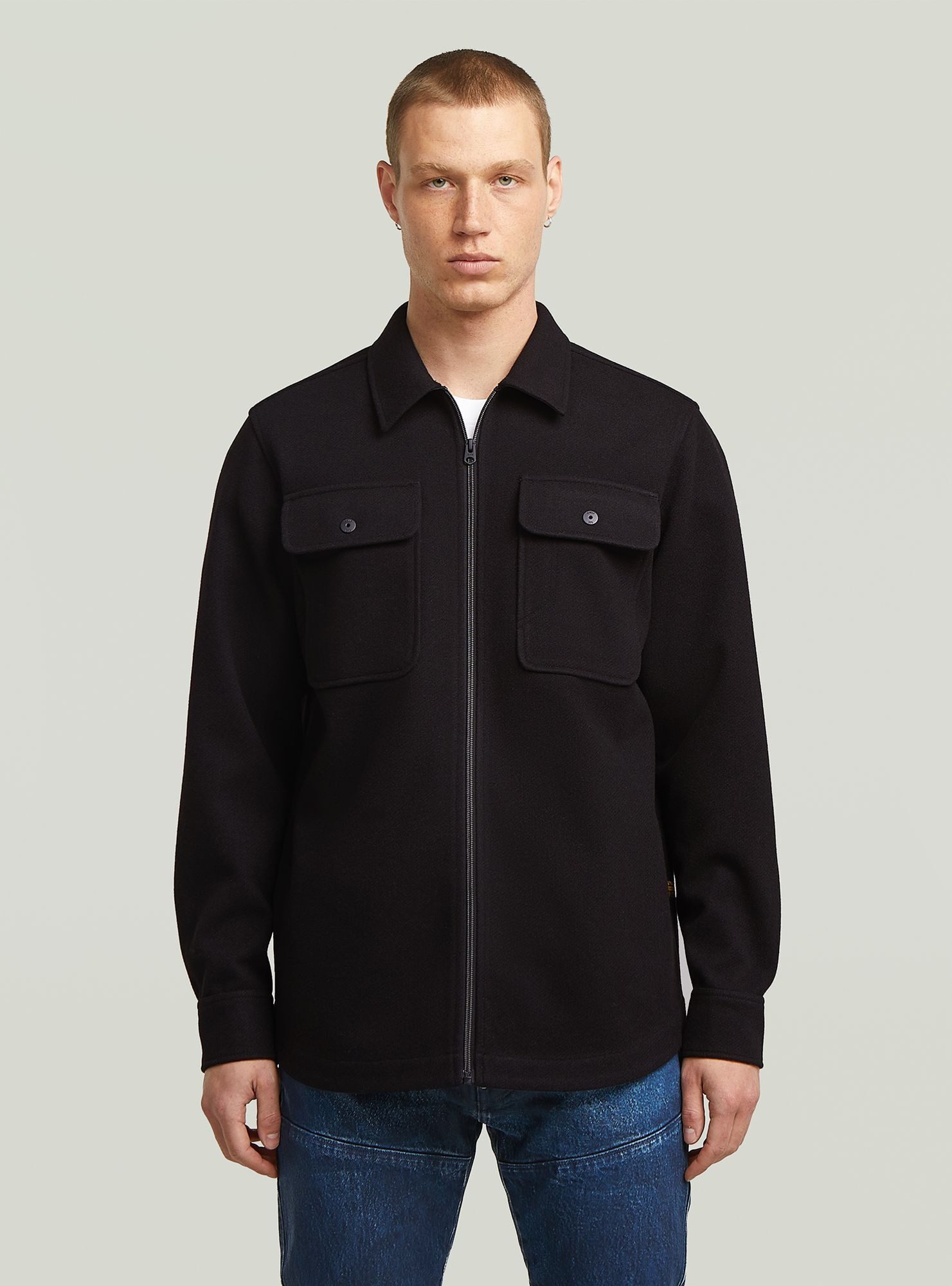 G-STAR Langarmshirt GPO Zip Overshirt günstig online kaufen