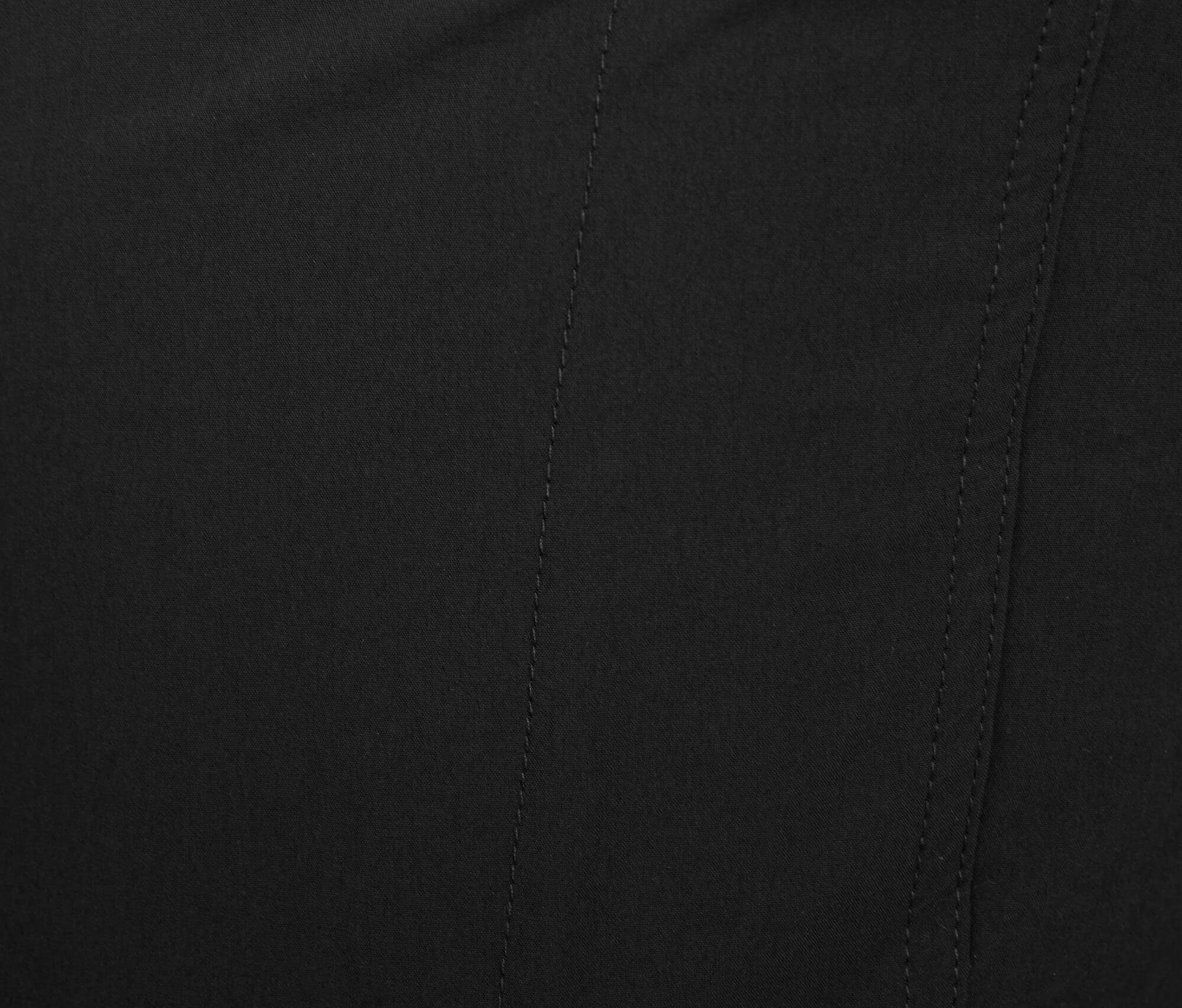 Sport Outdoorhosen Bergson Outdoorhose HYDRYS Damen Wanderhose, vielseitig, pflegeleicht, Kurzgrößen, schwarz