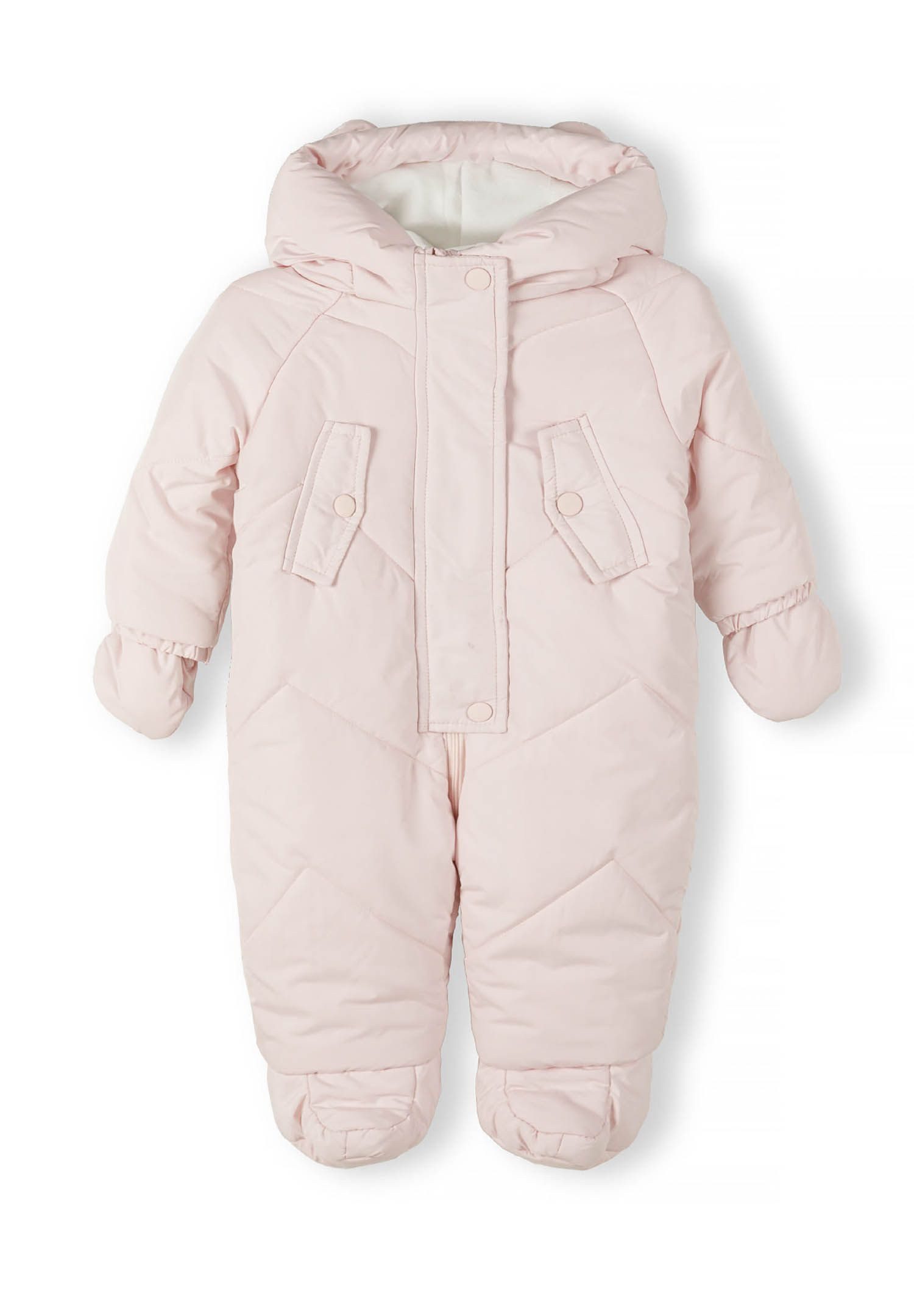 MINOTI Schneeoverall Gefütterter Overall mit Ohren, Taschen, Handschuhen (0-24m)