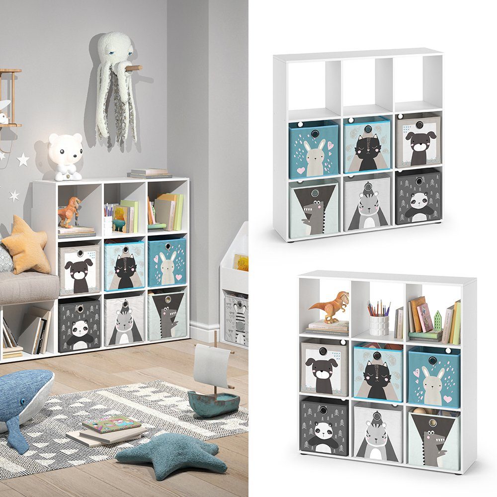 Vicco Bücherregal Nove, Weiß, 104 x günstig online kaufen