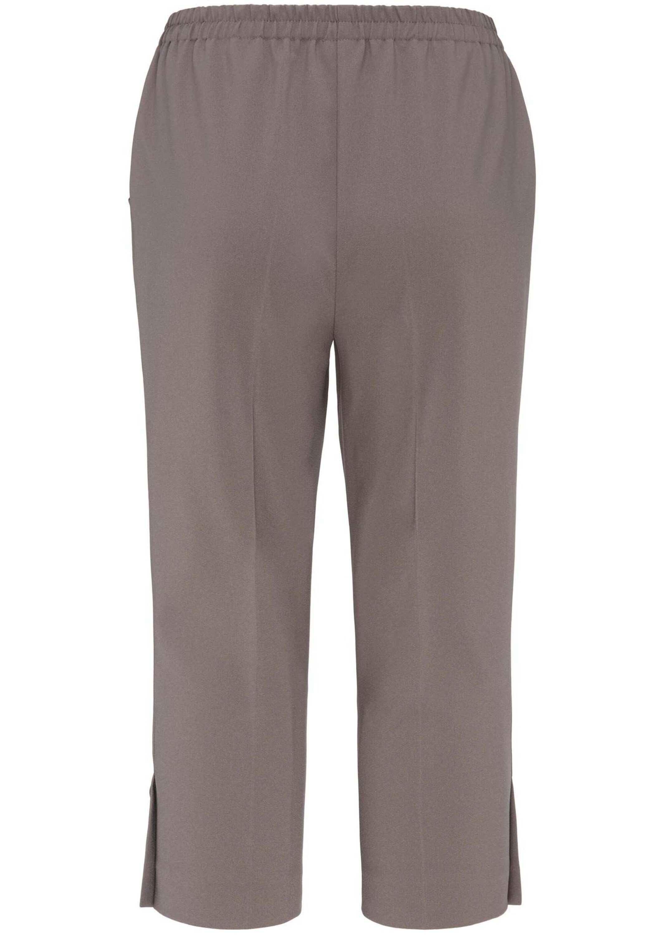 Capri-Schlupfhose Pflegeleichte Caprihose GOLDNER taupe