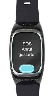 one button phone Notrufuhr mit GPS-Ortung und Telefonfunktion, SOS-Knopf für Senioren Smartwatch