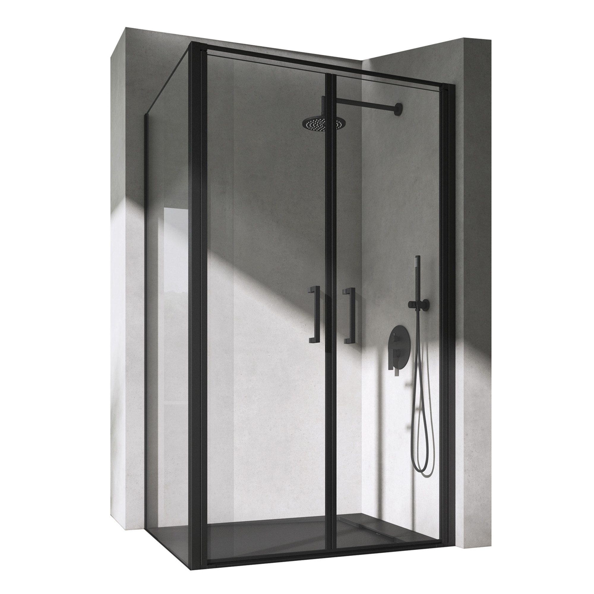 doporro Eckdusche Duschkabine Rav66 Rechts-oder Linkseinstieg Sicherheitsgl günstig online kaufen