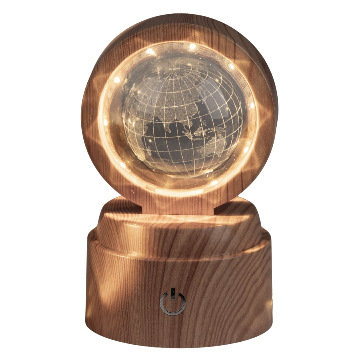 formano LED Tischleuchte Kristallkugel, LED, Höhe: 12cm, Farbe: transparent, Motiv: Kristall