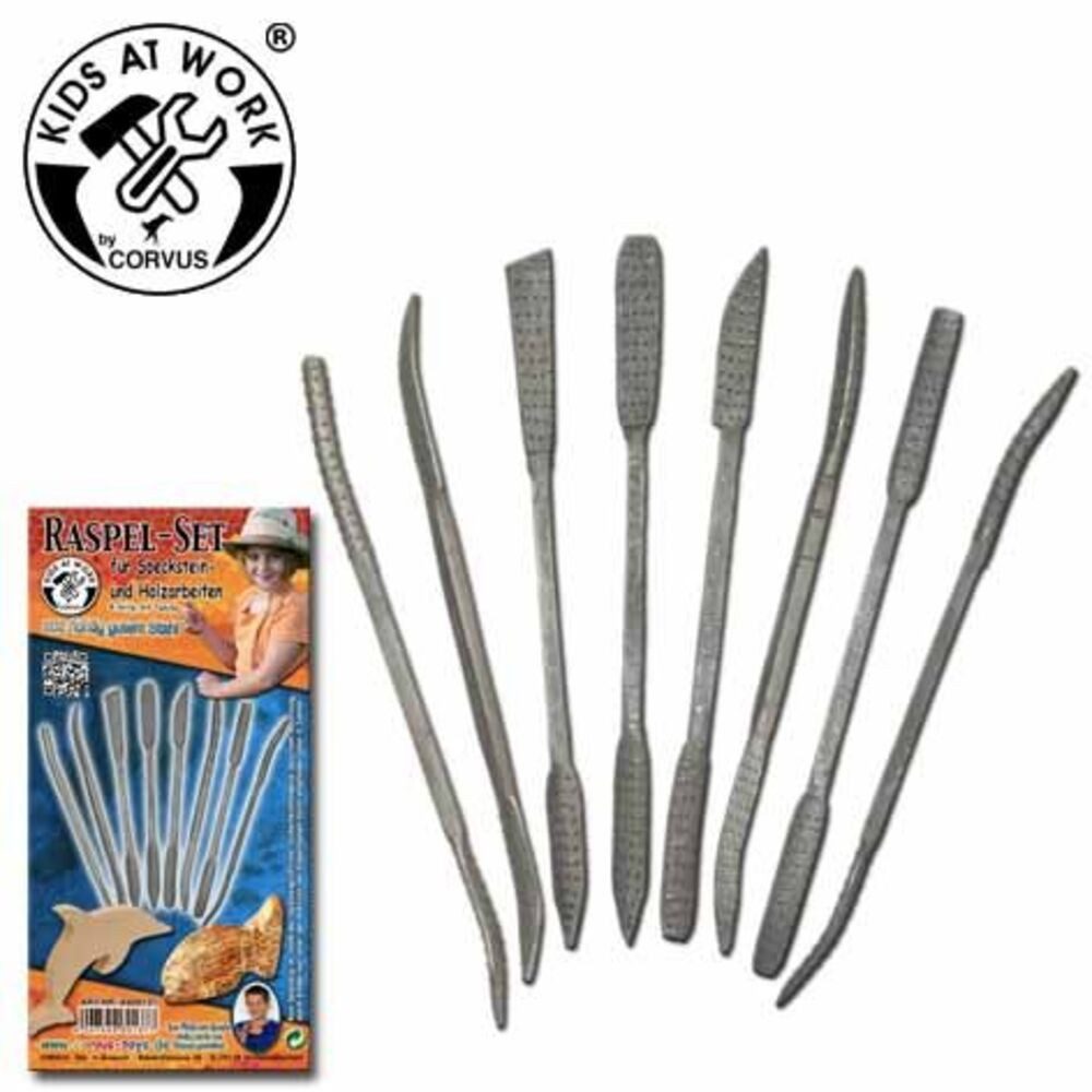 Corvus Experimentierkasten Raspelset 8-teilig