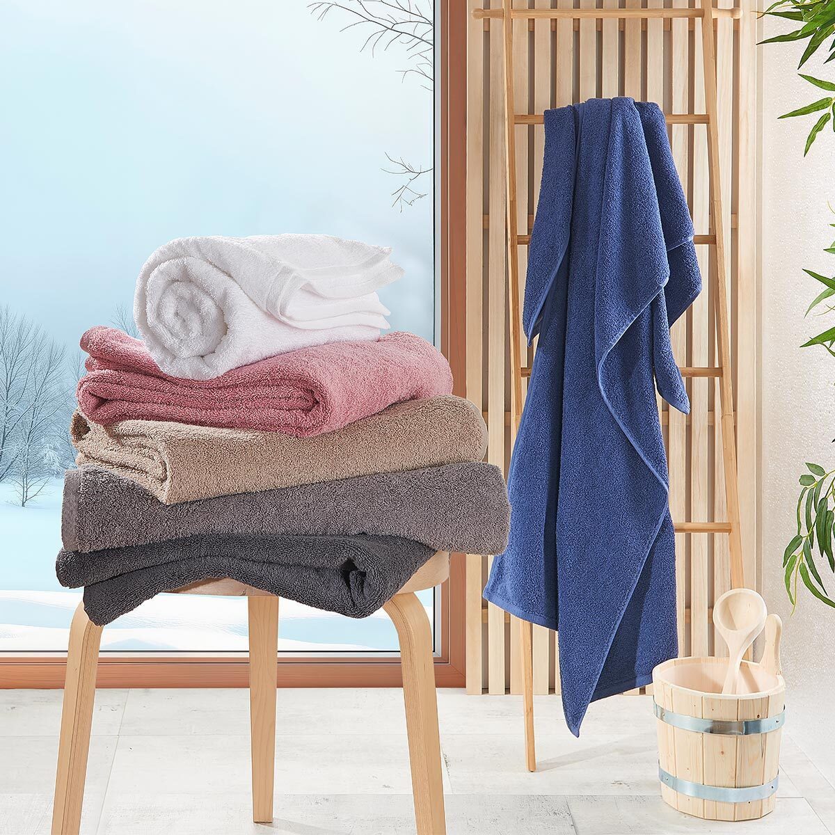 BETTWARENSHOP Handtuch Premium, Frottier (einzeln, 1-St)