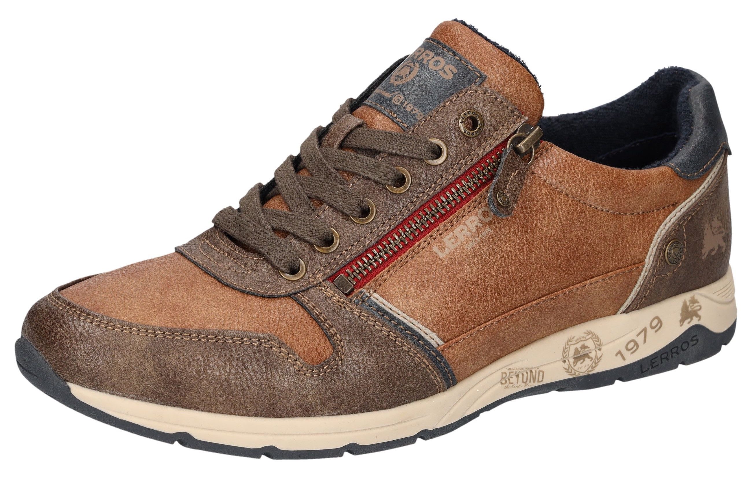 LERROS Sneaker Schnürschuh, Freizeitschuh, Halbschuh mit Reißverschluss günstig online kaufen