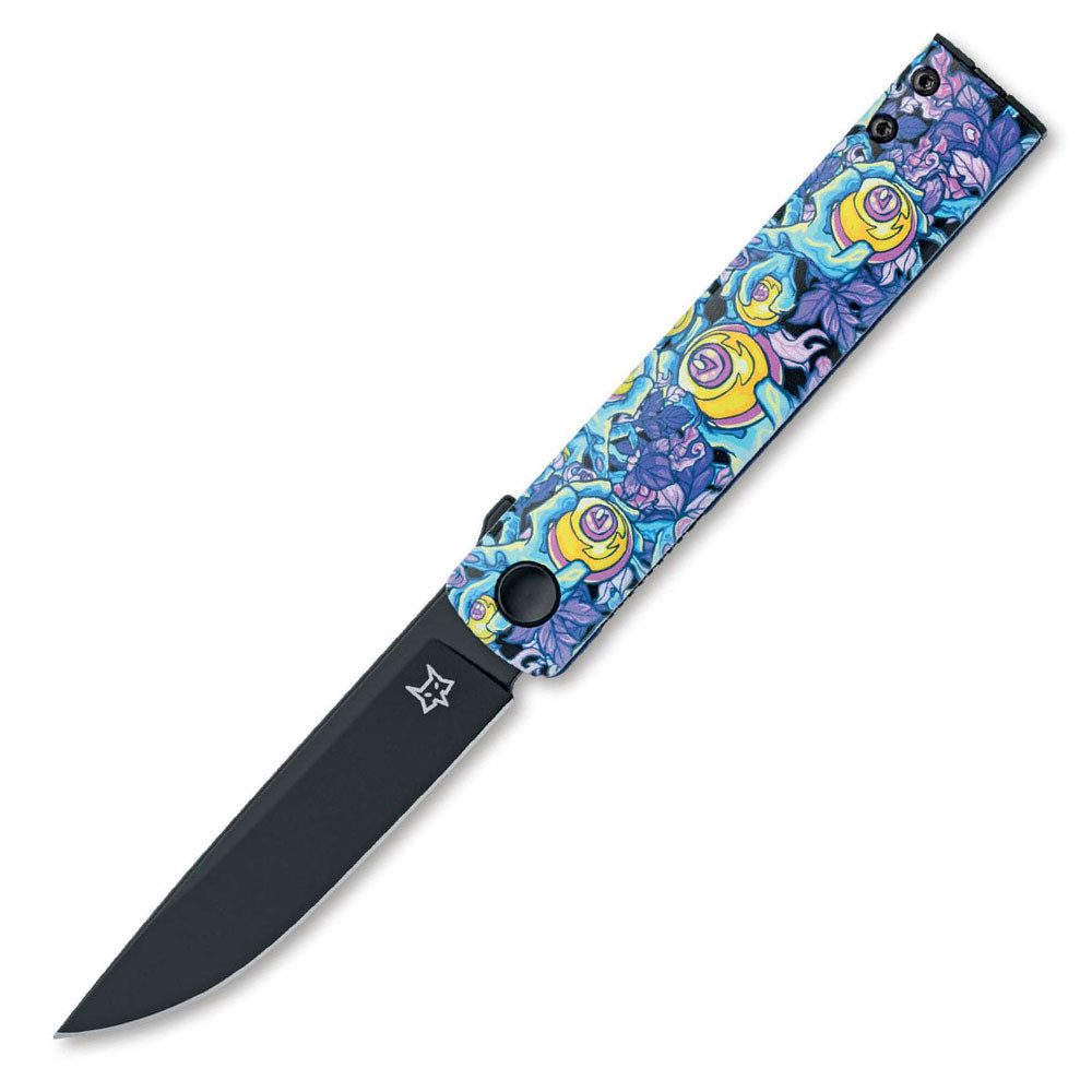 Taschenmesser Chnops UV Becut Aluminum Taschenmesser Flowers Blumen Motiv