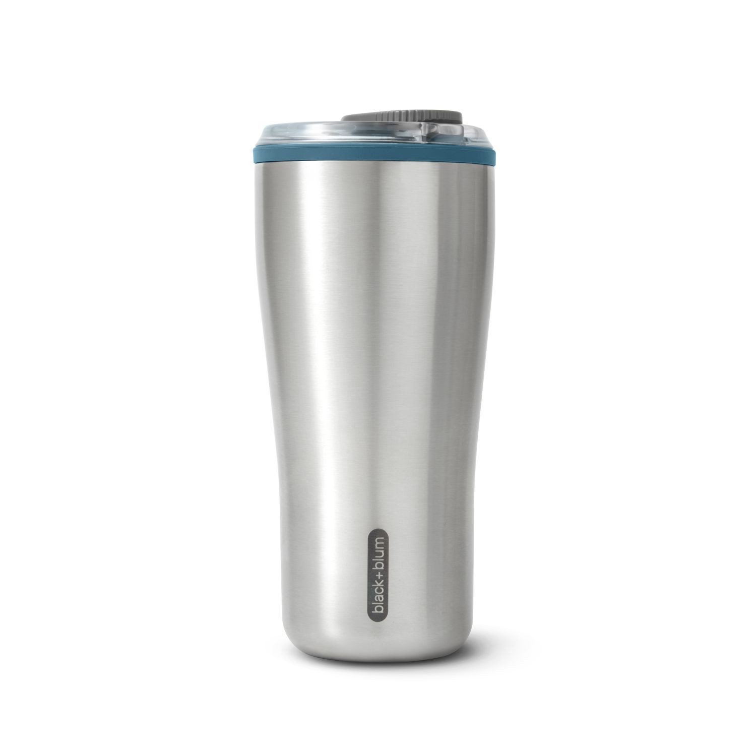 black+blum Thermobecher Travel Ocean 600 ml, Edelstahl, Silikon, Nylon, Kunststoff