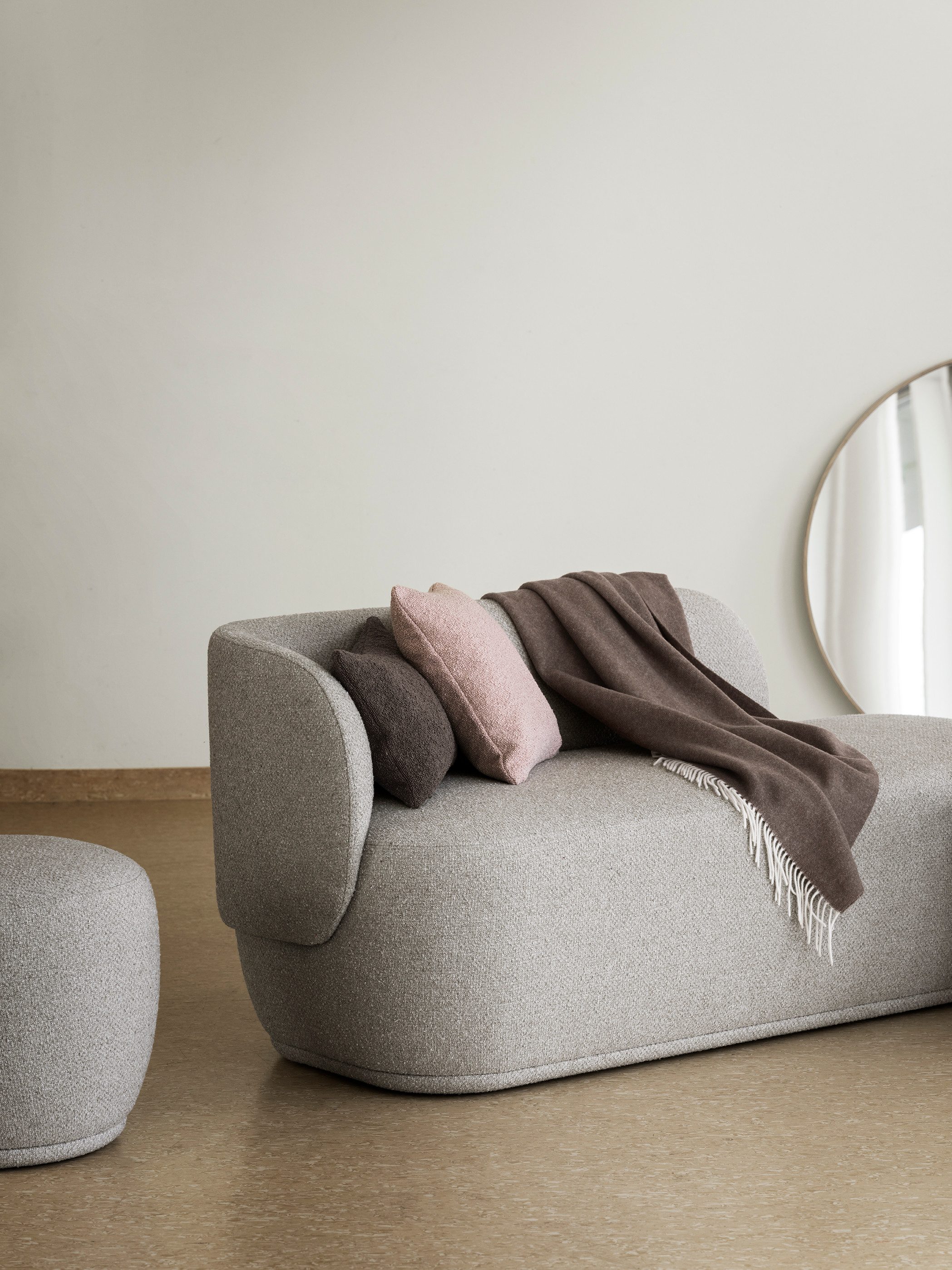 blomus Kissenbezug -BOUCLE- Kissenhülle: Hochwertig, Individuell & Komfortabel, Weich, Farben, Größen, Maschinenwaschbar, YKK Reißverschluss, Pflegeleicht