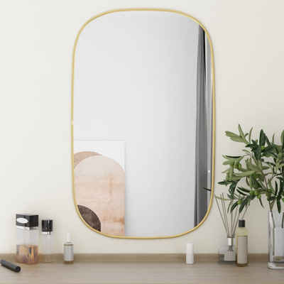 furnicato Wandspiegel Golden 80x50 cm