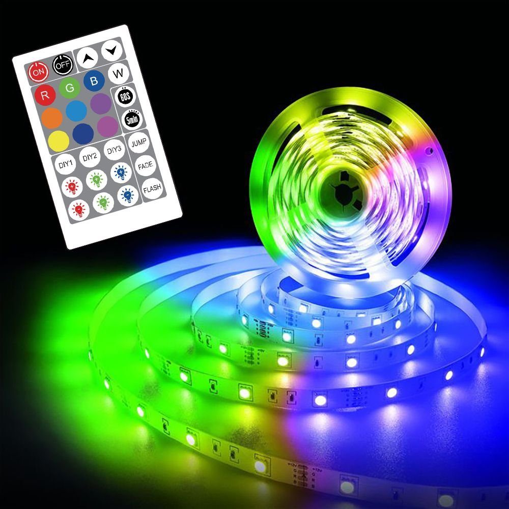 LED Stripe Näve LED Stripe RGB 5 m Smart 24 W dimmbar