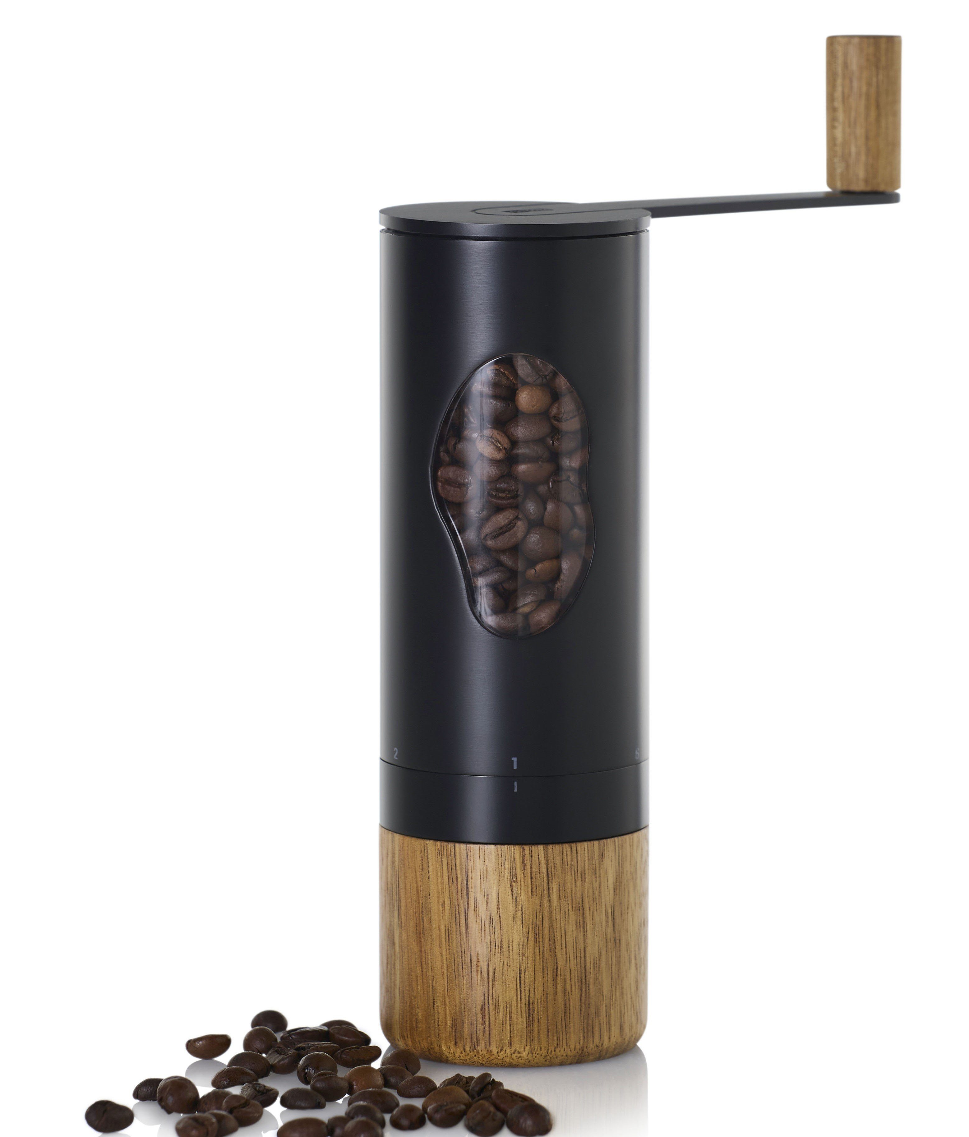 AdHoc Kaffeemühle MRS. BEAN, 50,00 g Bohnenbehälter, Mühle für ganze Bohnen mit genauer Mahlgradeinstellung