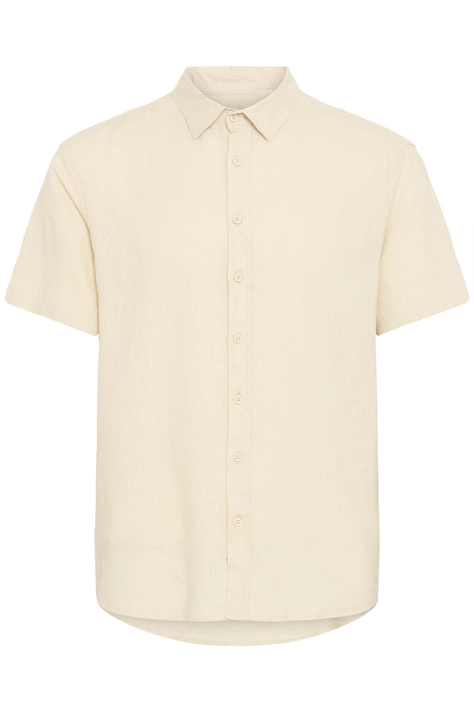 Blend Leinenhemd BHVIC Stilvolles Kurzarmhemd aus Leinenmix günstig online kaufen