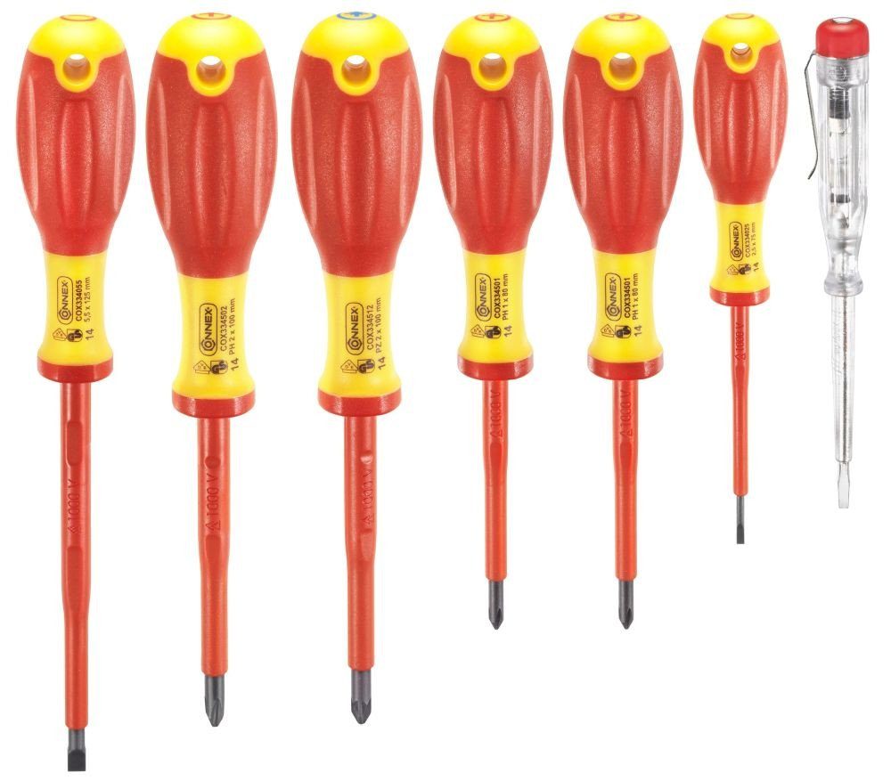 Connex Schraubendreher Schraubendrehersatz 7-teilig VDE