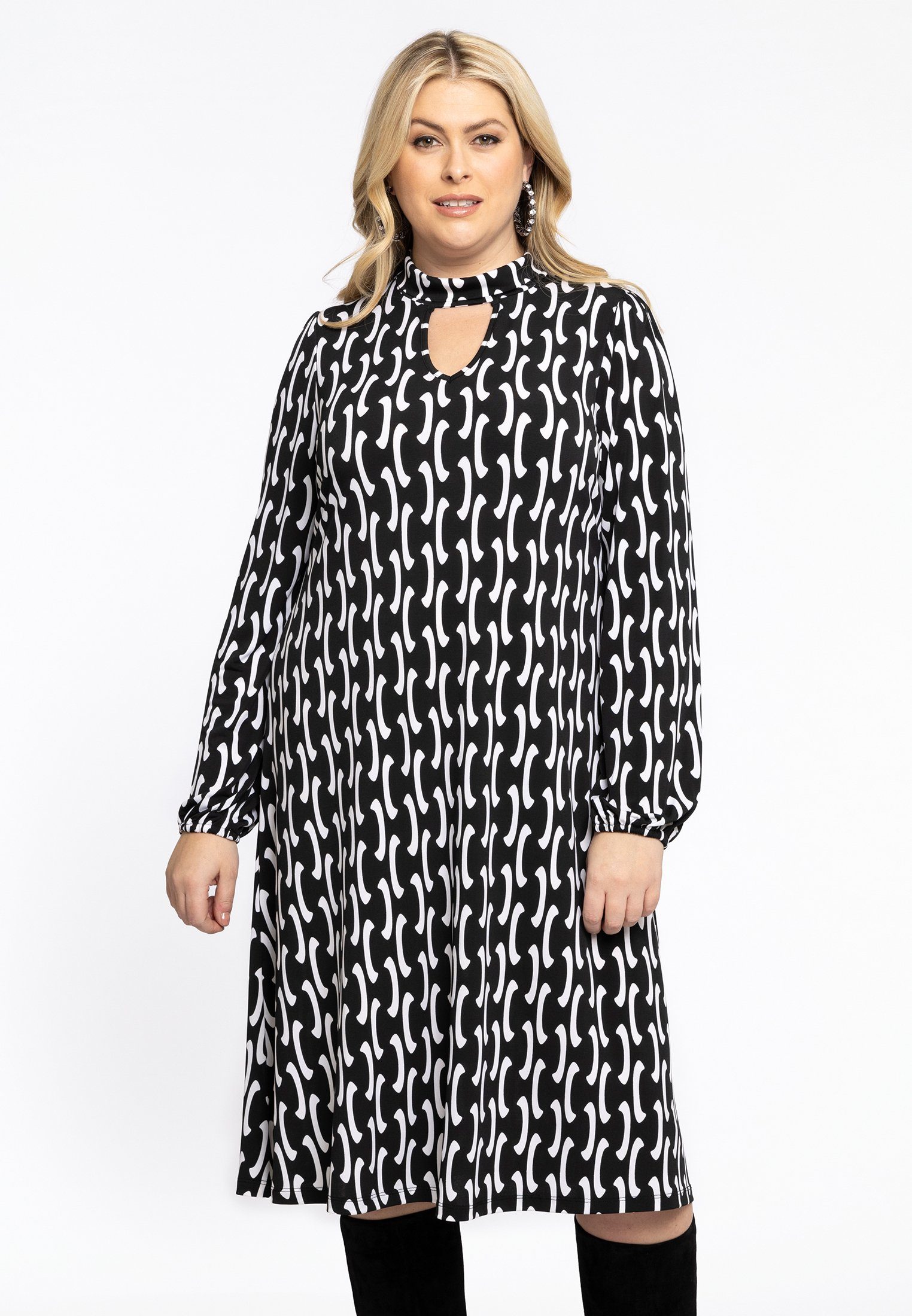 A-Linien-Kleid Damen Kleid Große Größen