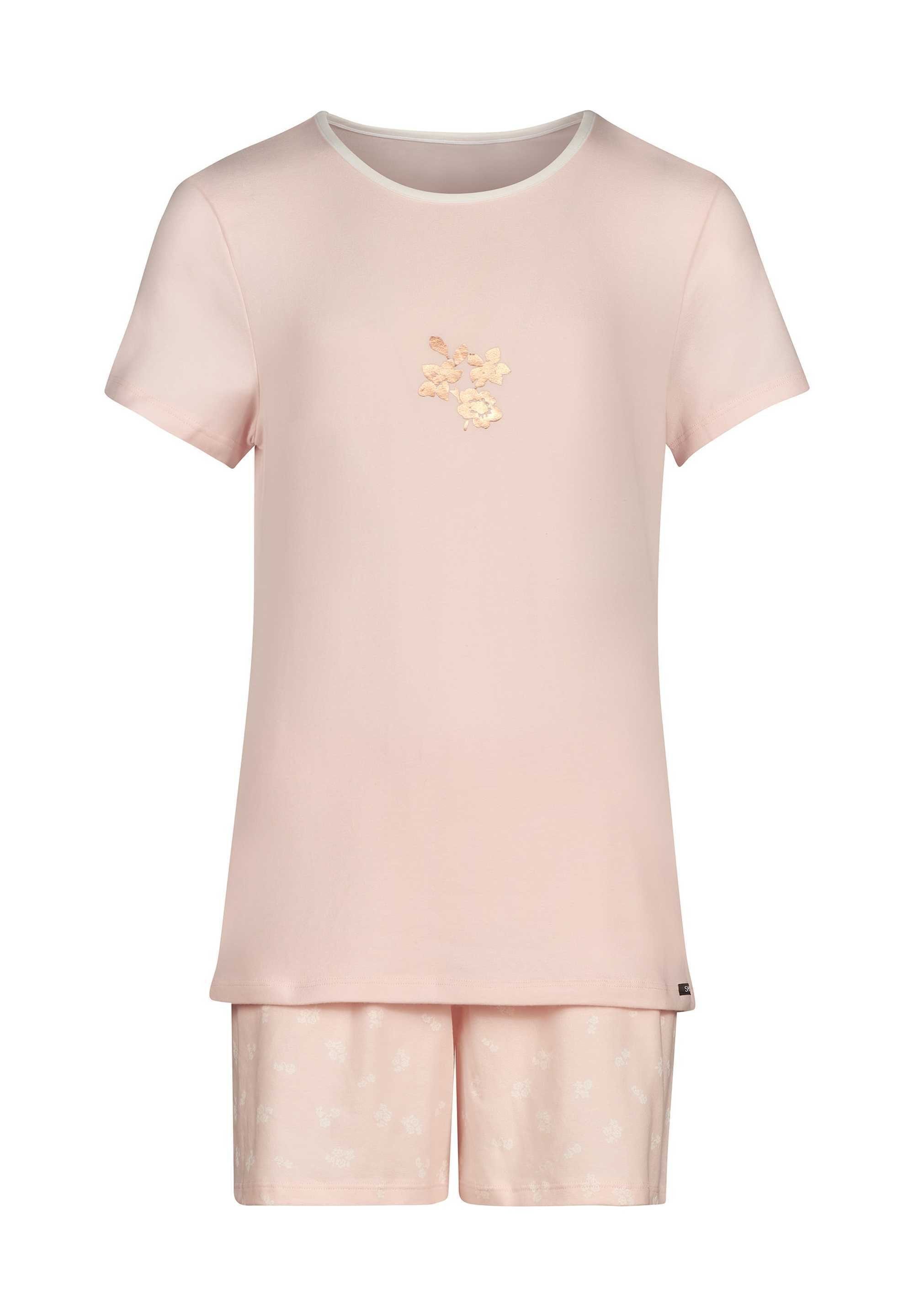 kurz, Rosa Schlafanzug Set Mädchen Skiny Pyjama - Kinder, 2-tlg.