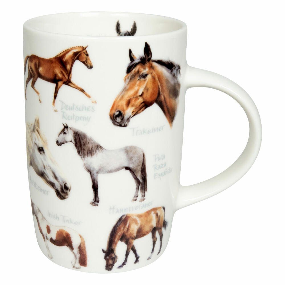 Könitz Becher Natures Diversity - Horses, 540 ml, New Bone China