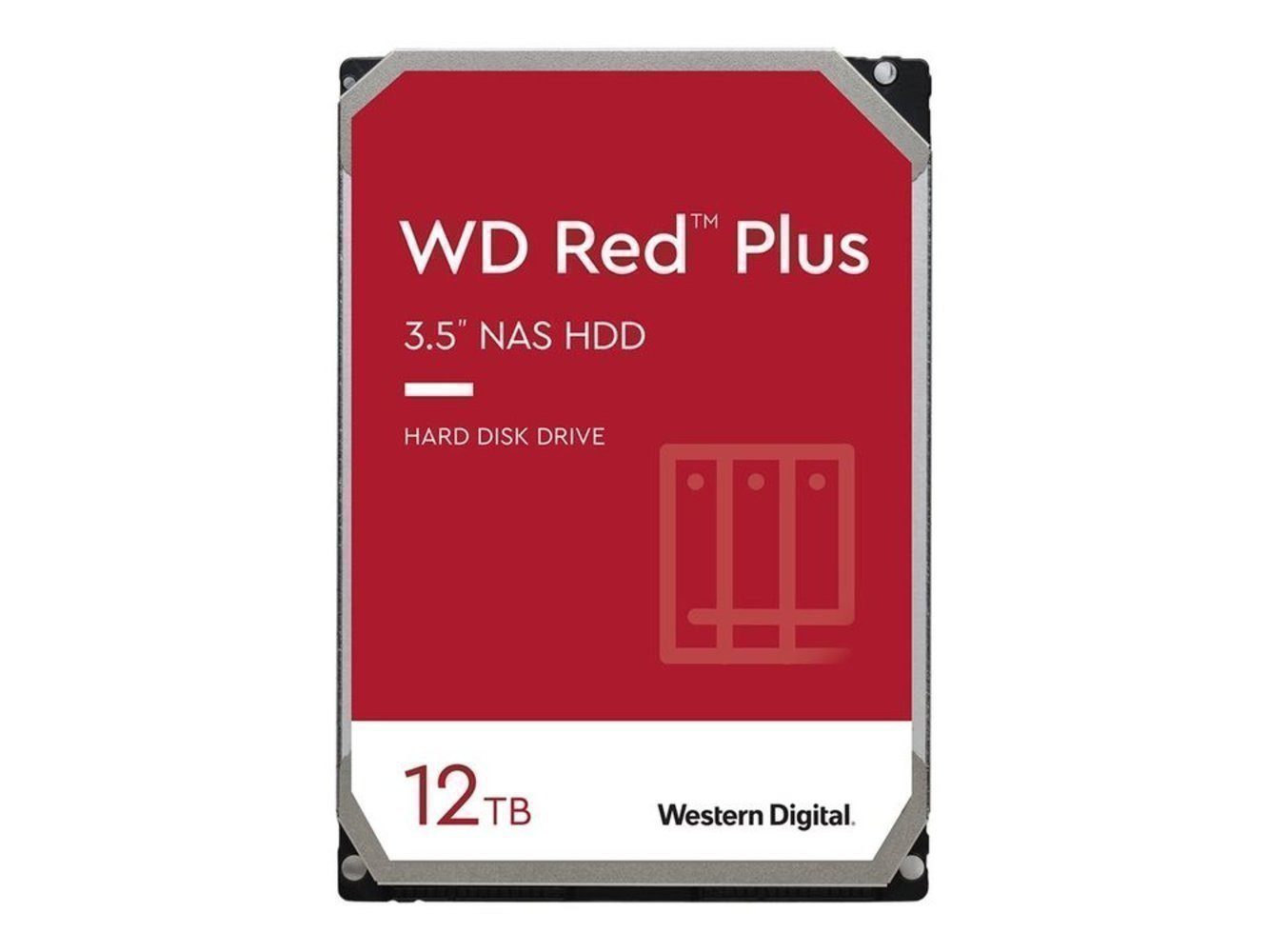 Western Digital RED Plus 12TB WD120EFBX 256MB bulk interne-HDD-NAS-Festplatte (TB)